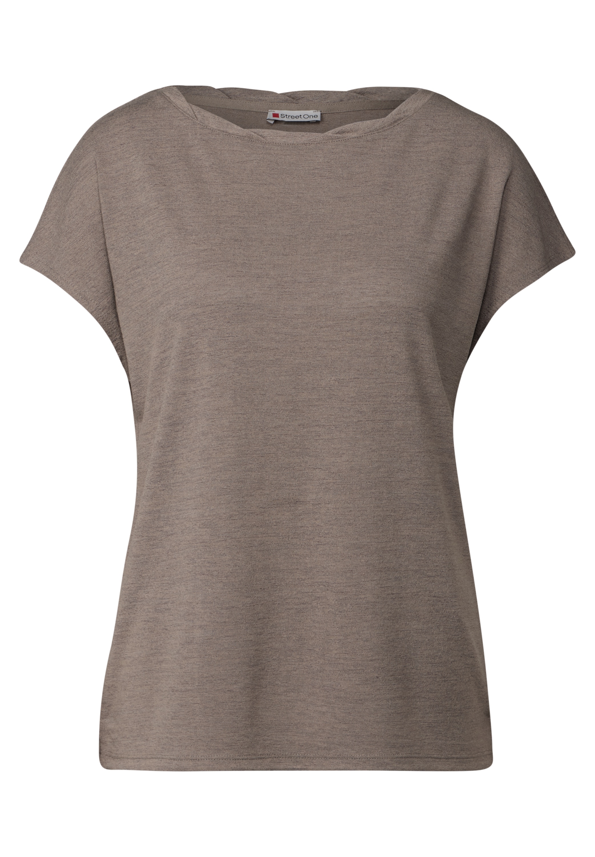 STREET ONE Shirttop, im Leinen-Look