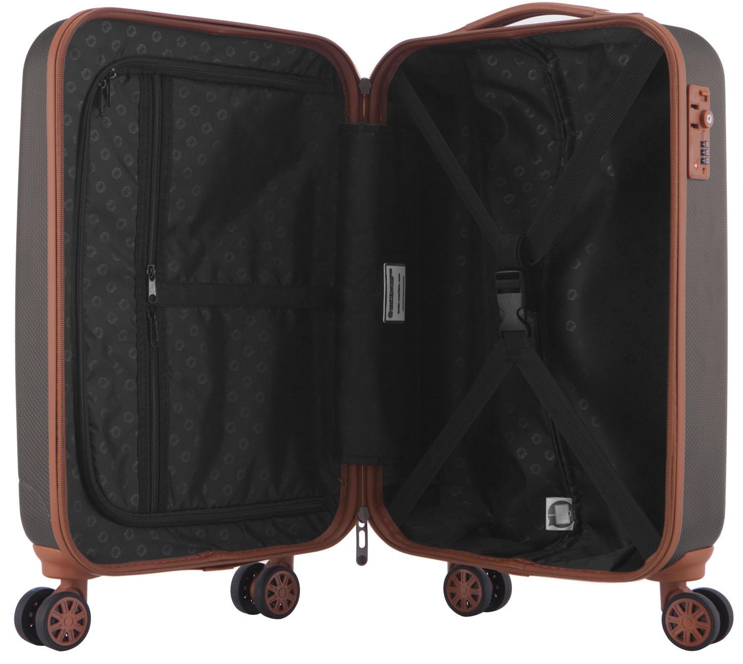 Hauptstadtkoffer Hartschalen-Trolley »Wannsee, 58 cm«, 4 Rollen, Hartschalen-Koffer Handgepäck-Koffer Reisegepäck TSA Schloss
