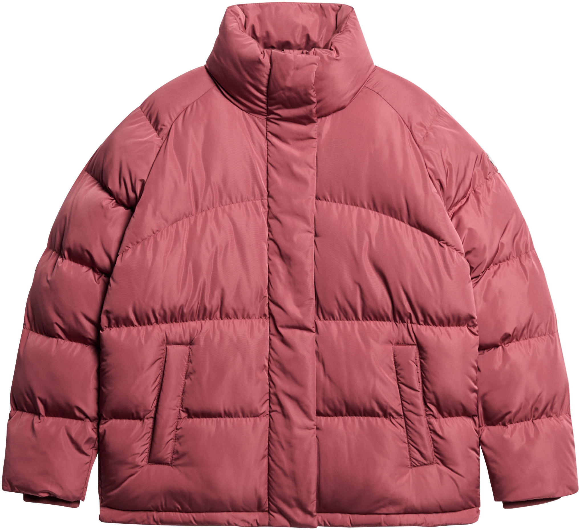 Superdry Steppjacke »MID LENGTH PUFFER JACKET«, mit Kapuze