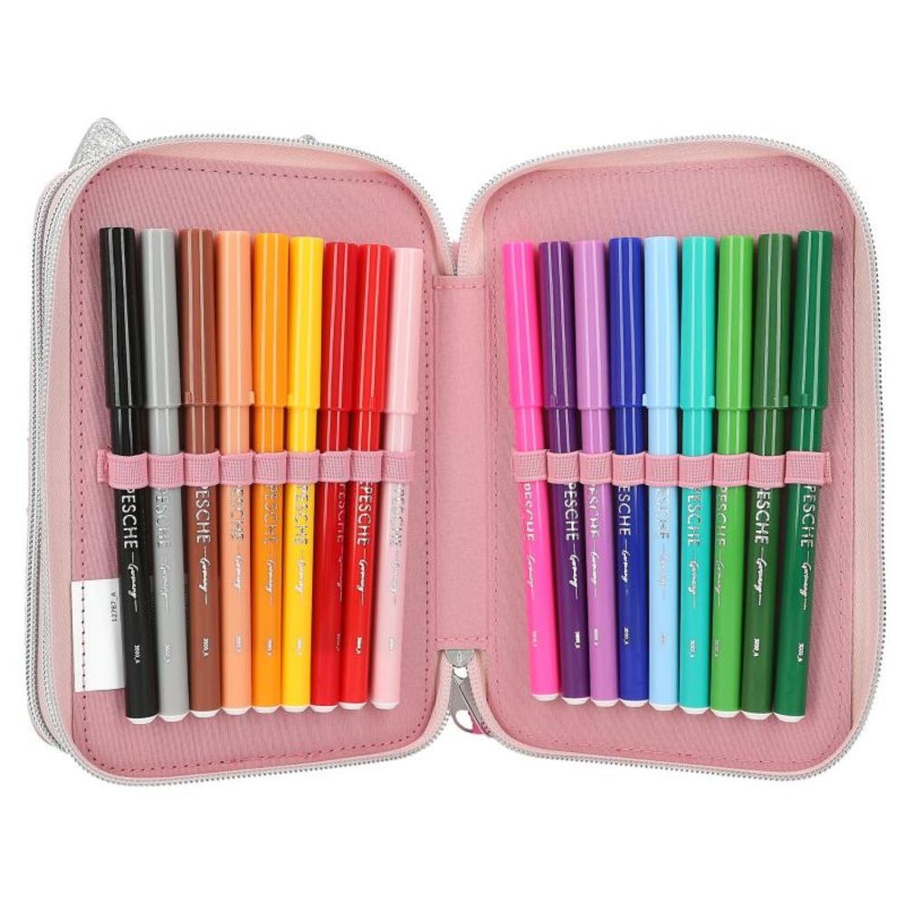 Depesche Buntstift »Federtasche TOPModel 20 x 13 x 7,5 cm pink«