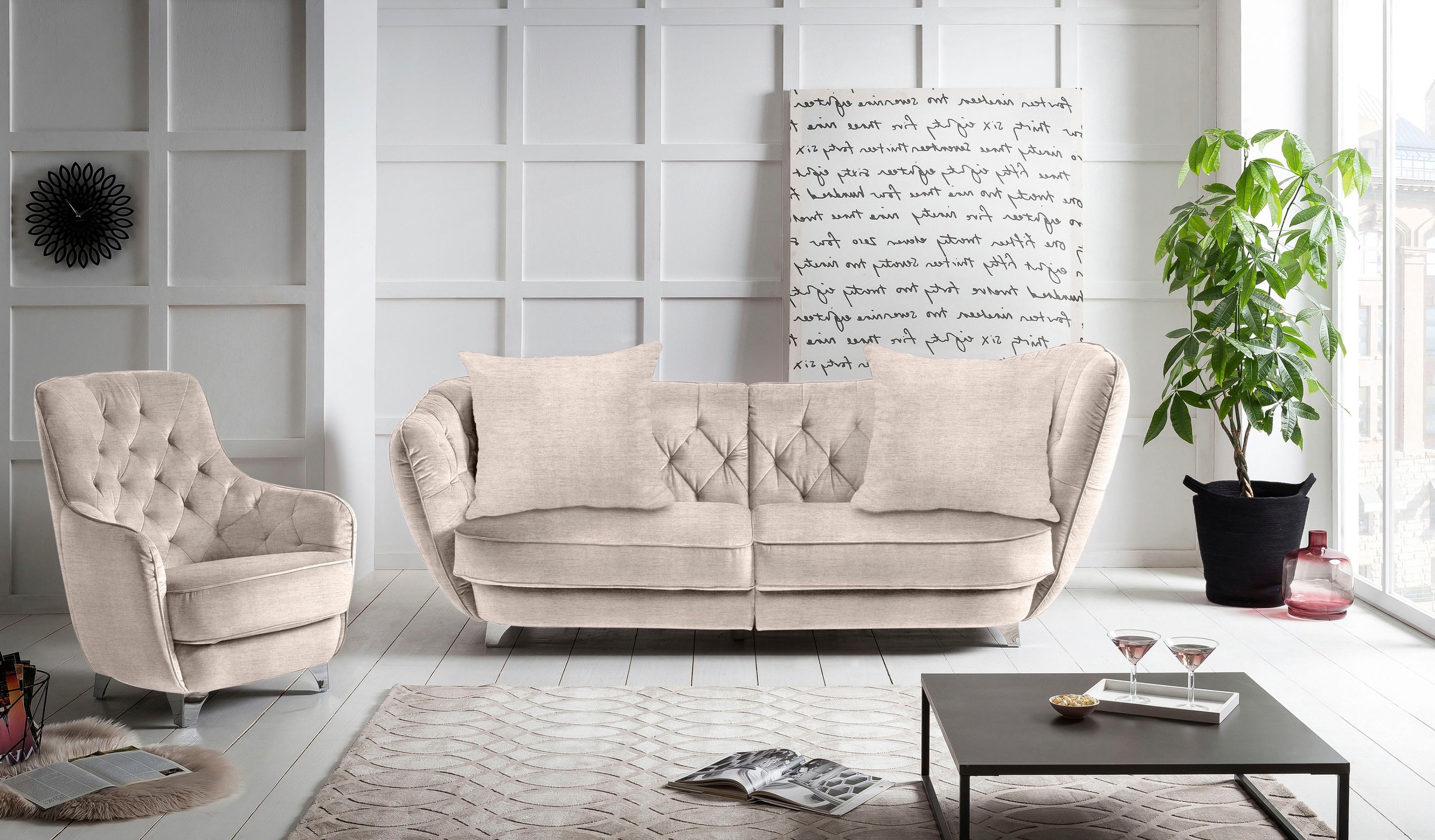 Leonique Big-Sofa »Retro«