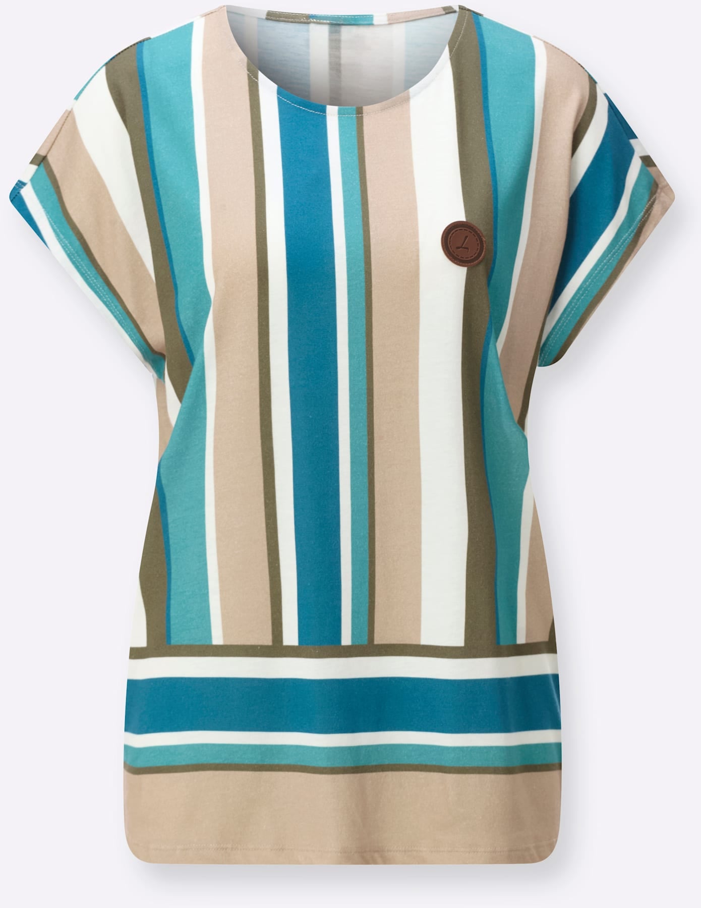 Casual Looks Rundhalsshirt »Rundhals-Shirt« 1 tlg.