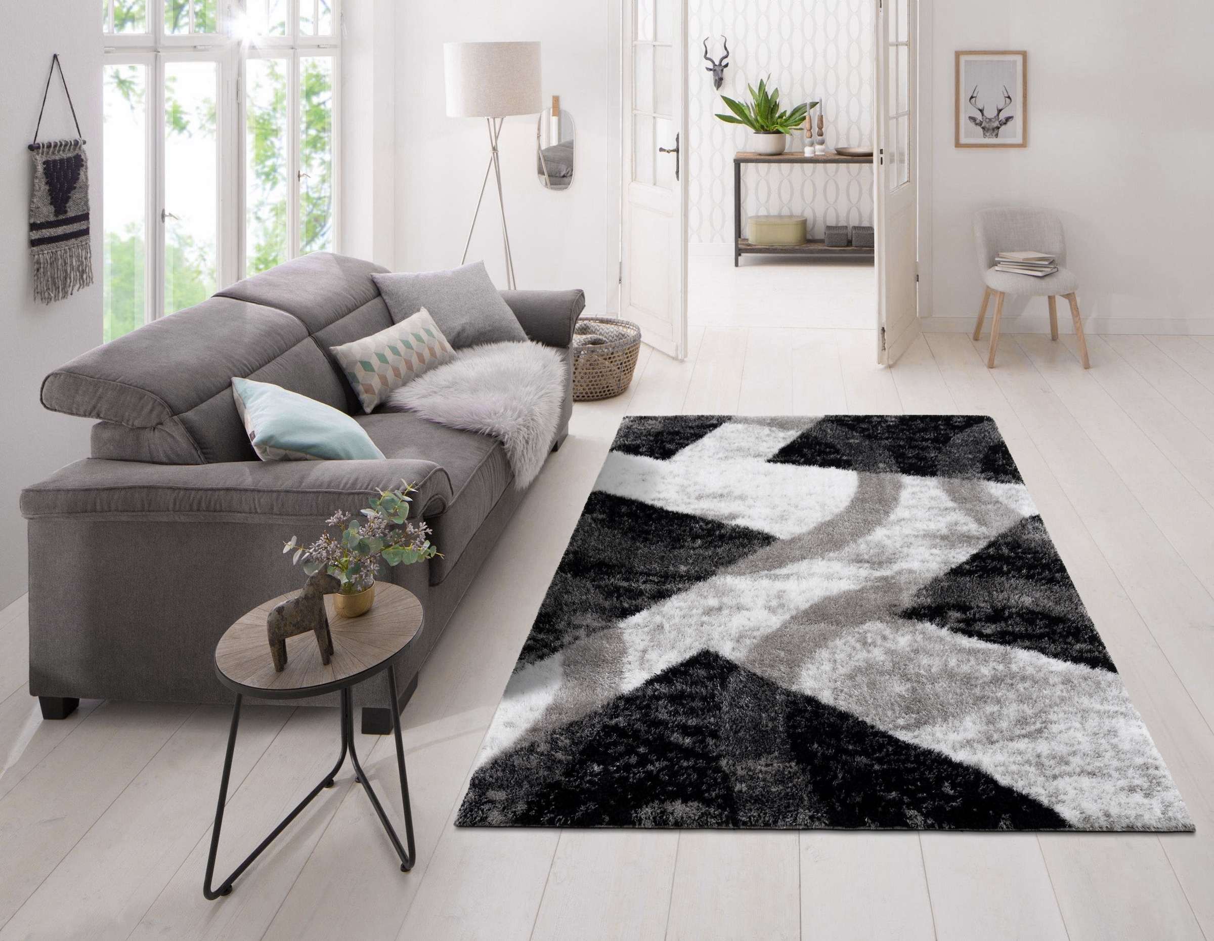 Guido Maria Kretschmer Home&Living Hochflor-Teppich »Paola«, rechteckig, 43 mm Höhe, Teppich Hochflor, besonders weich, gewebt, weicher Flor