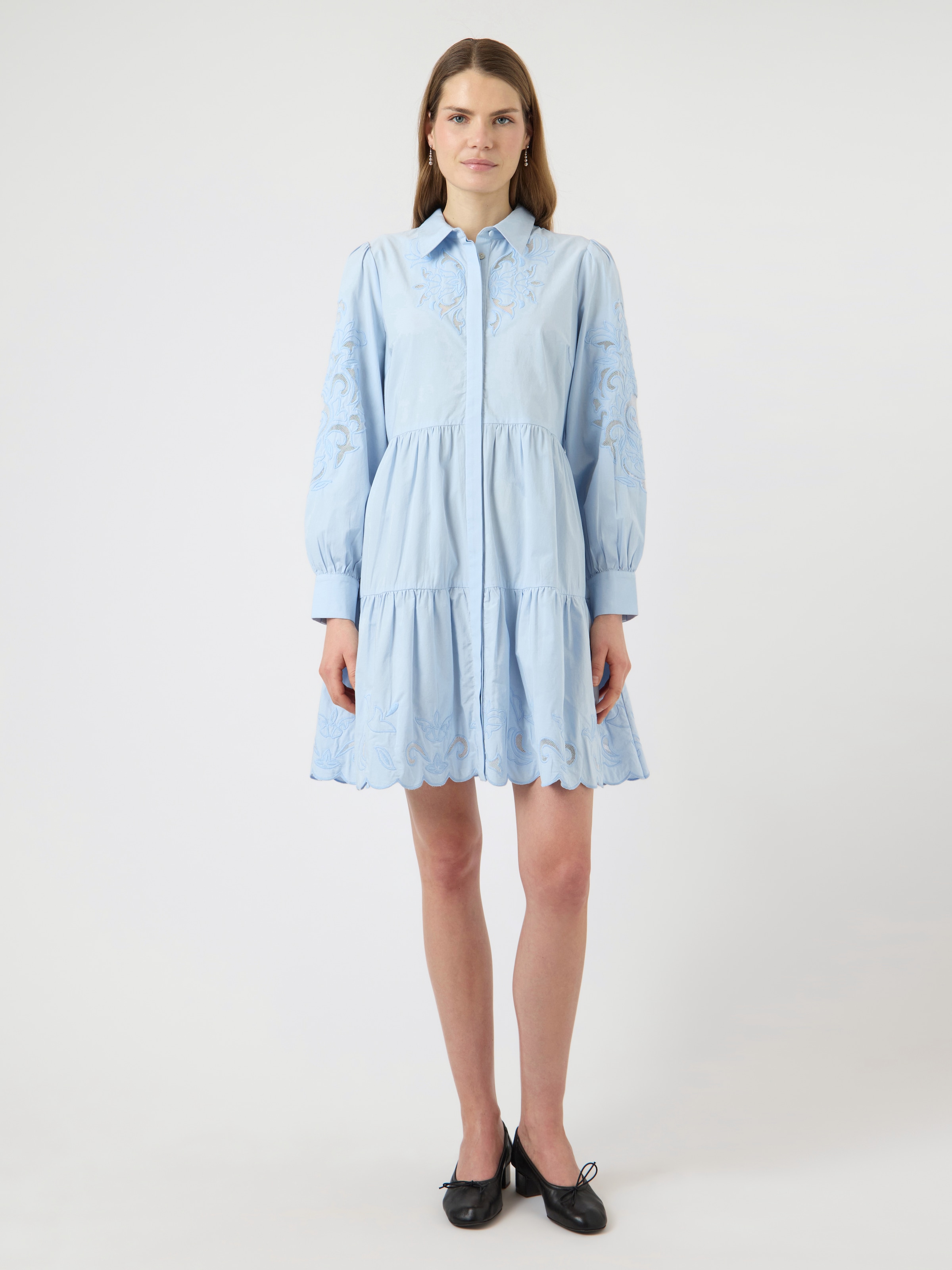 Y.A.S Blusenkleid »YASZIMIA LS SHIRT DRESS S. NOOS« Sommerkleid, loose fit, Baumwolle