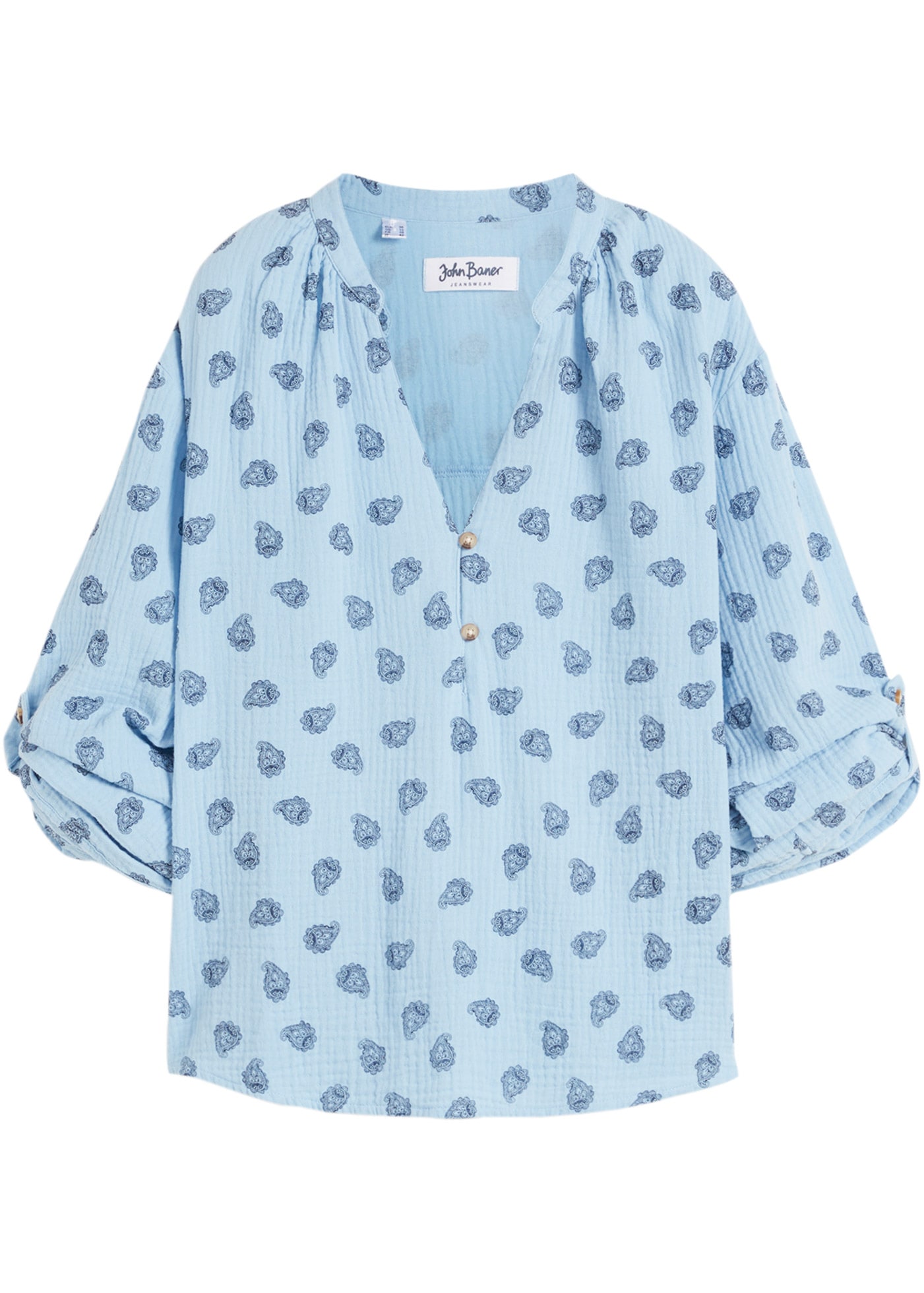 bonprix Langarmbluse »Oversize-Bluse aus luftigem Musselin« Oversize-Bluse aus luftigem Musselin