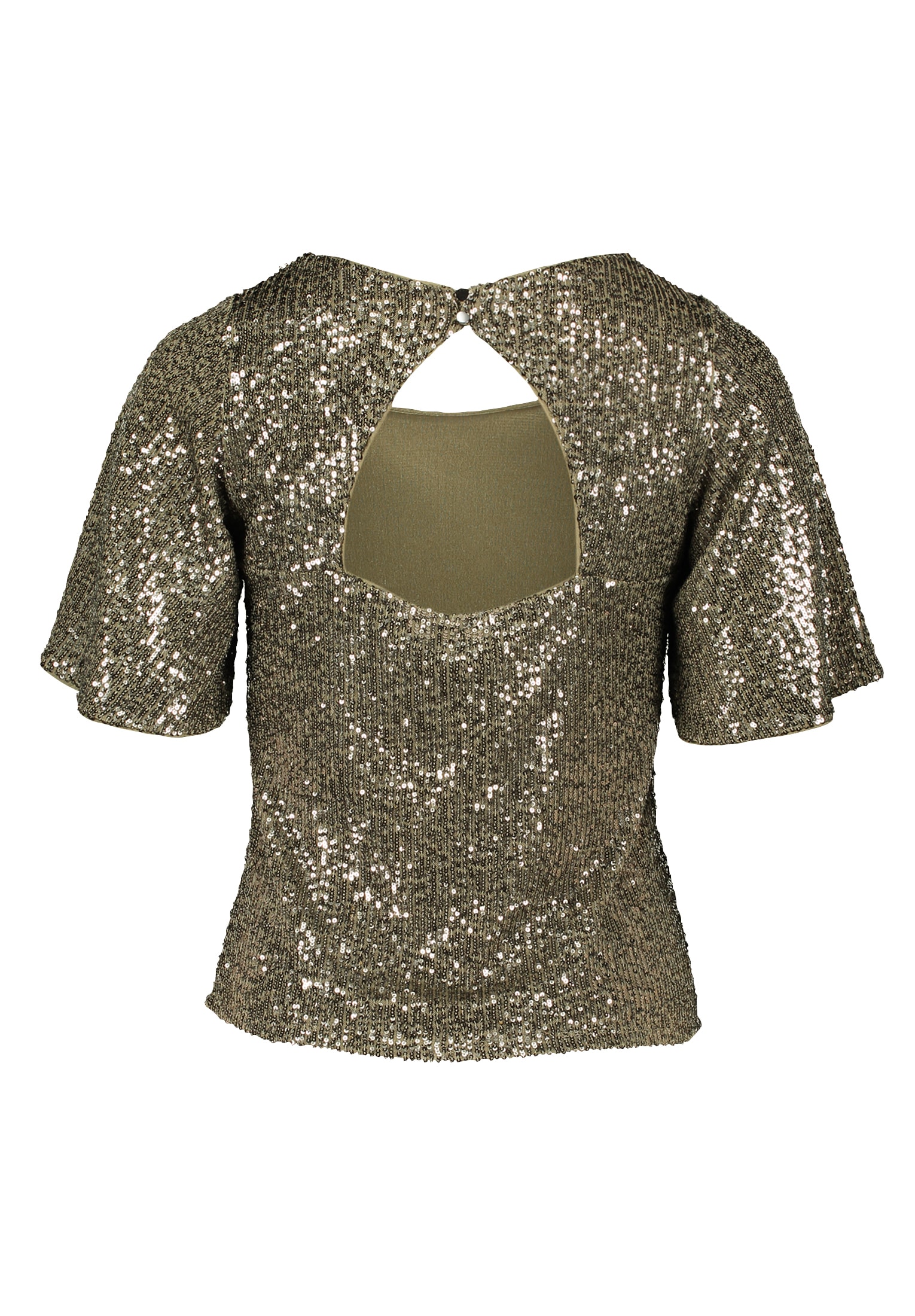 Vera Mont T-Shirt »Pailletten-Bluse mit Flügelärmeln«