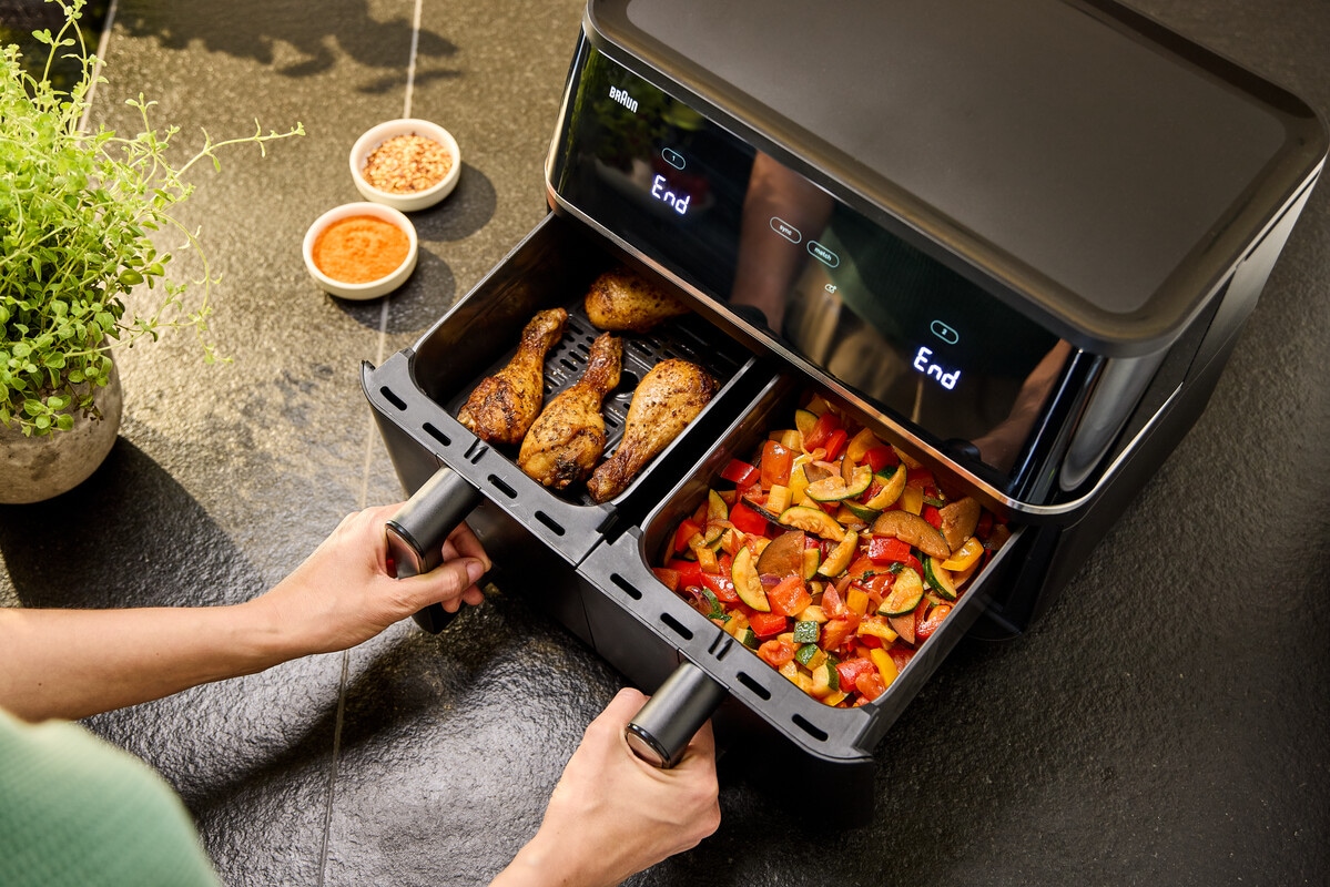 Braun Heißluftfritteuse »TwinCook TD 5030 I BK« 2400 W