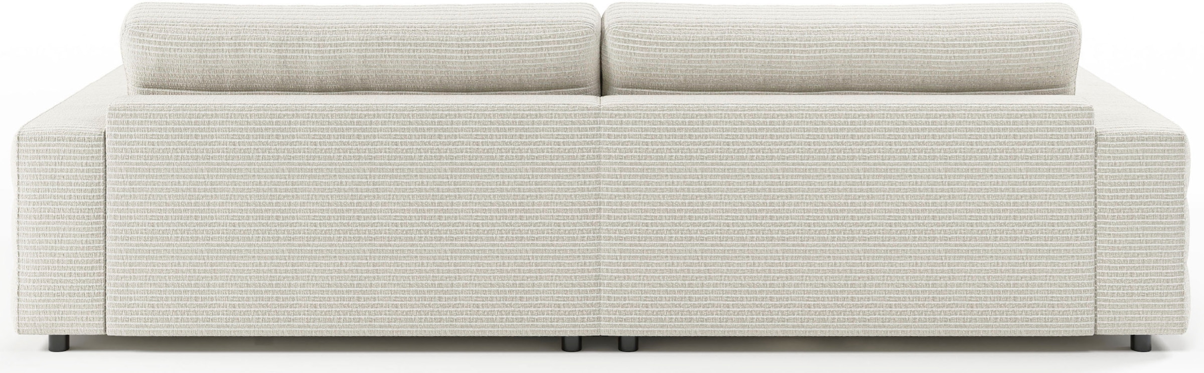 3C Candy Big-Sofa »Stripes Megasofa, tolle Verarbeitungsdetails, bequem und komfortabel«, Lose Rückenkissen, mit feiner Quersteppung