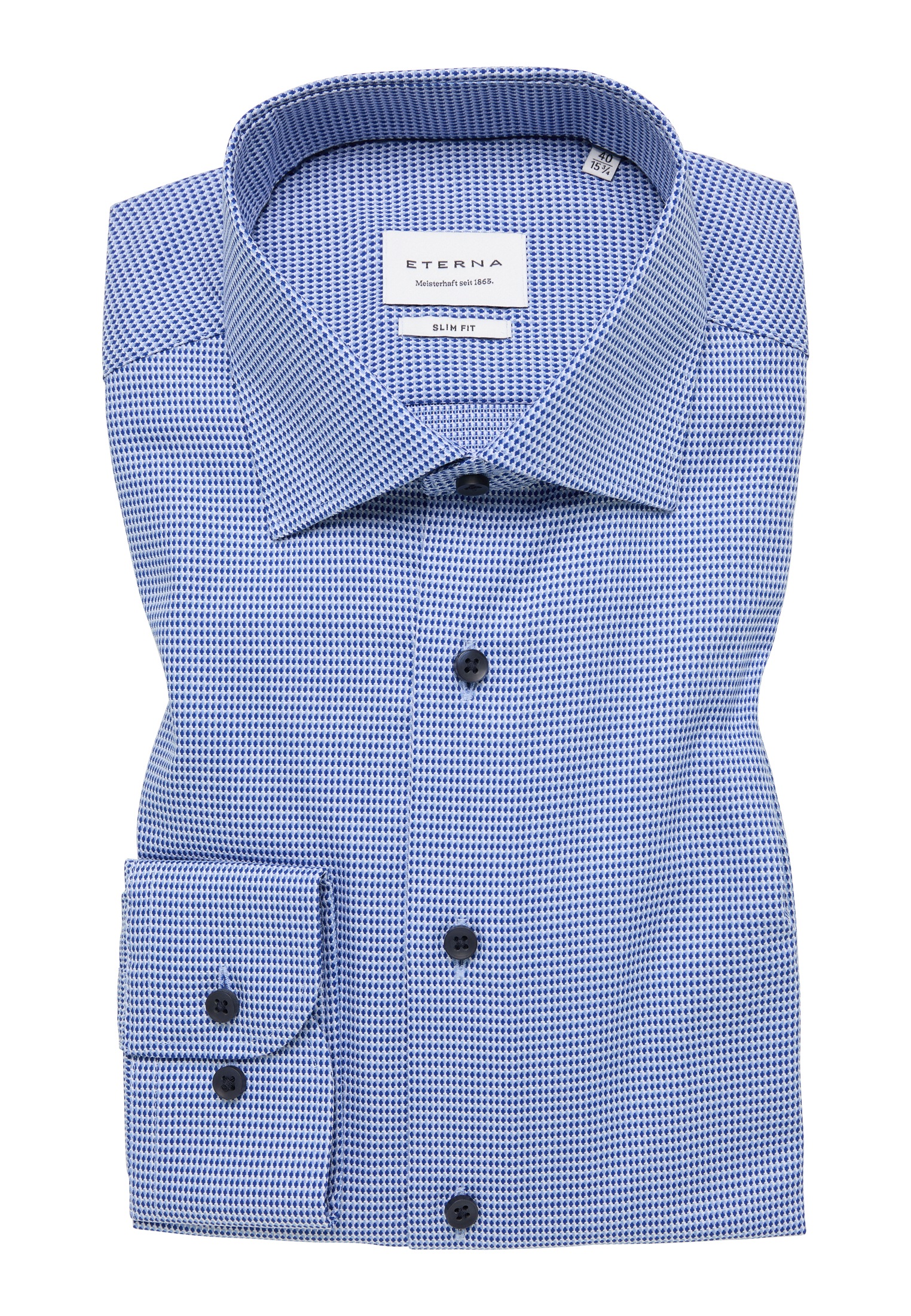 Eterna Langarmhemd »SLIM FIT«, NON IRON (bügelfrei)