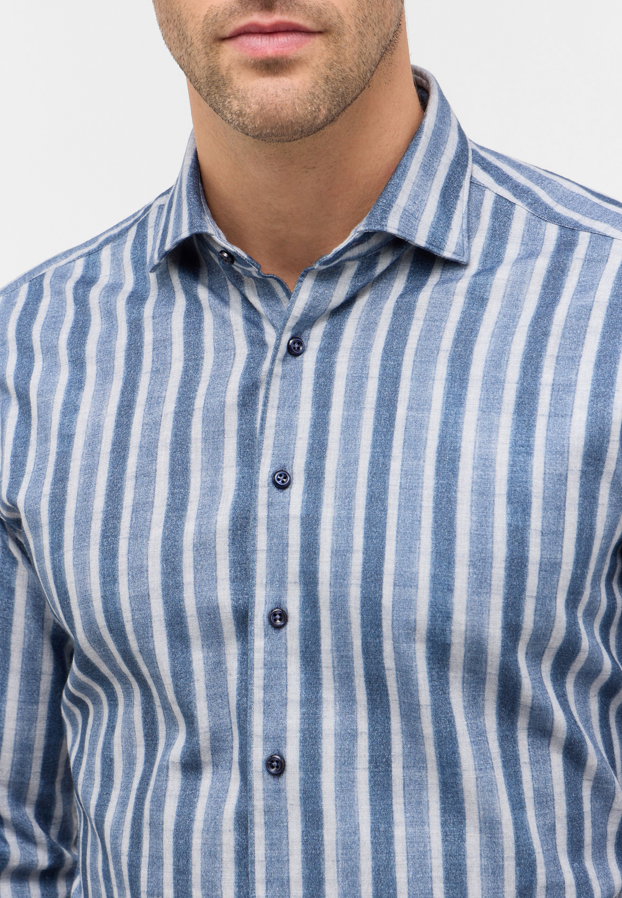 Eterna Langarmhemd »MODERN FIT«, EASY IRON (bügelleicht)
