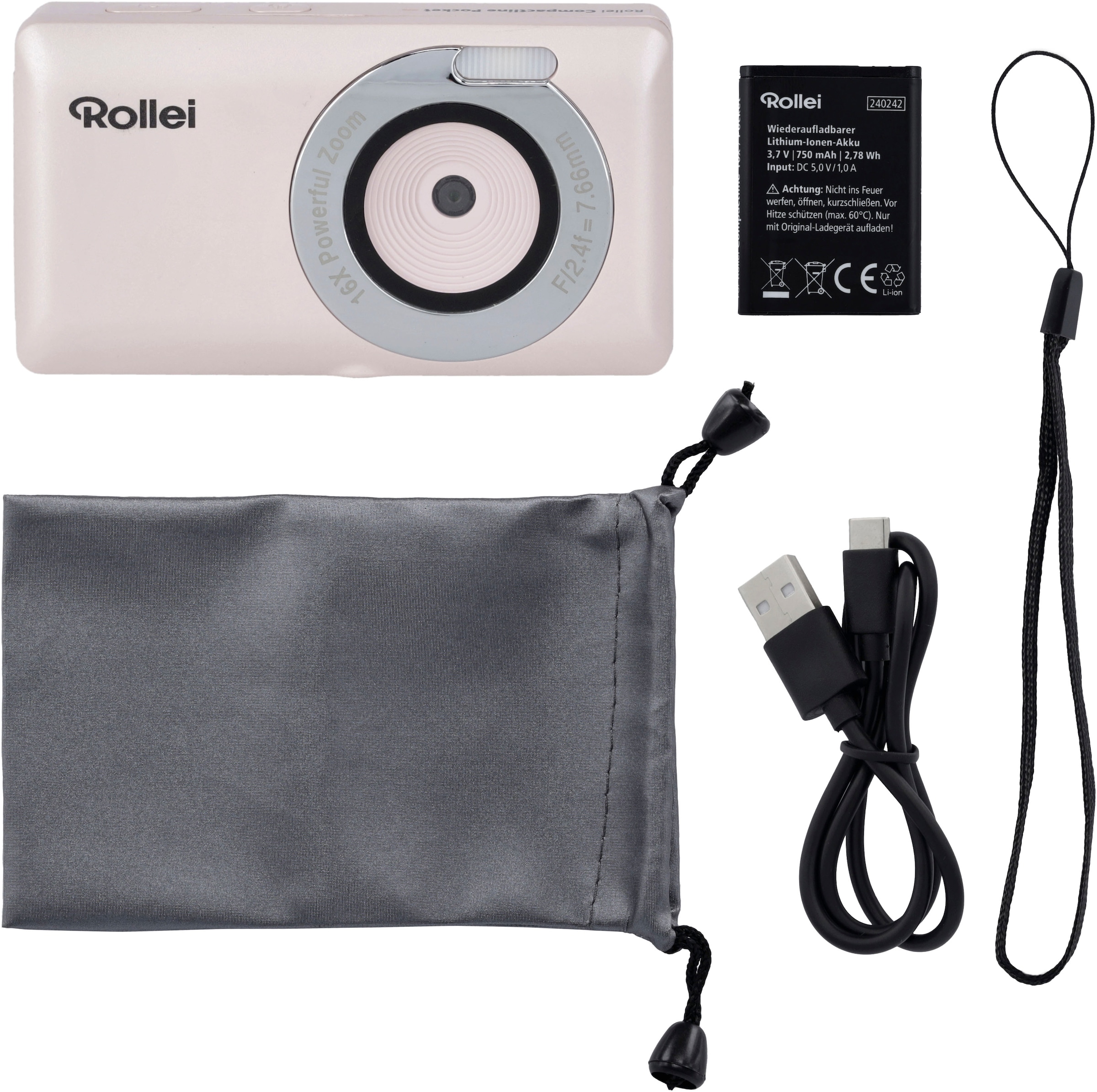 Rollei Kompaktkamera »Compactline Pocket«, 6,1, 50 MP