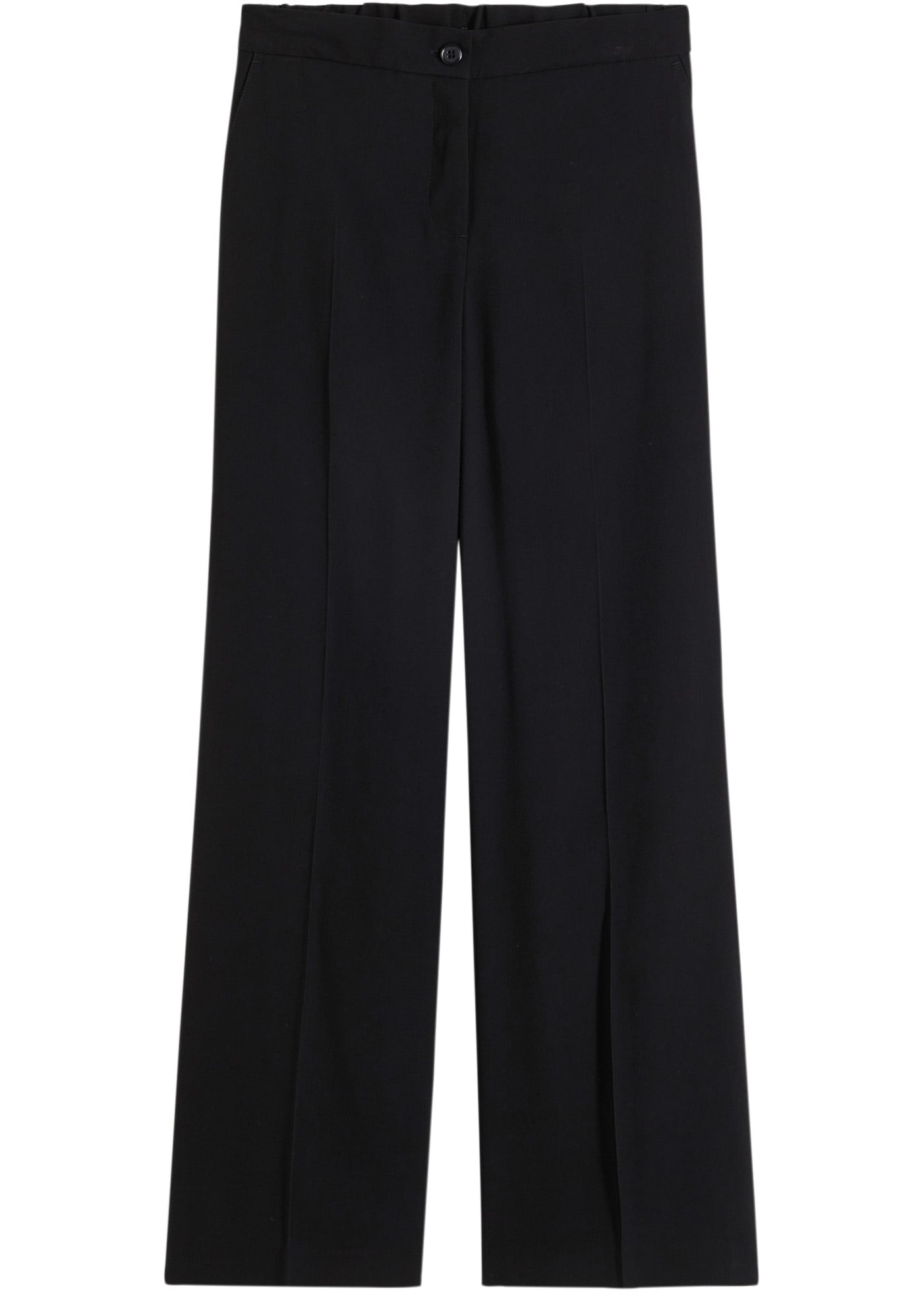 bonprix Stoffhose »Leichte Marlenehose mit Viskose«  Marlenehose, Loose Fit, weites Bein, femininer Stil