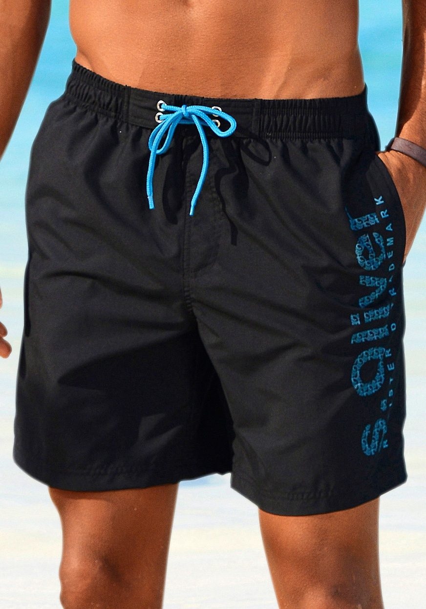 s.Oliver Badeshorts, mit trendigem Logoprint