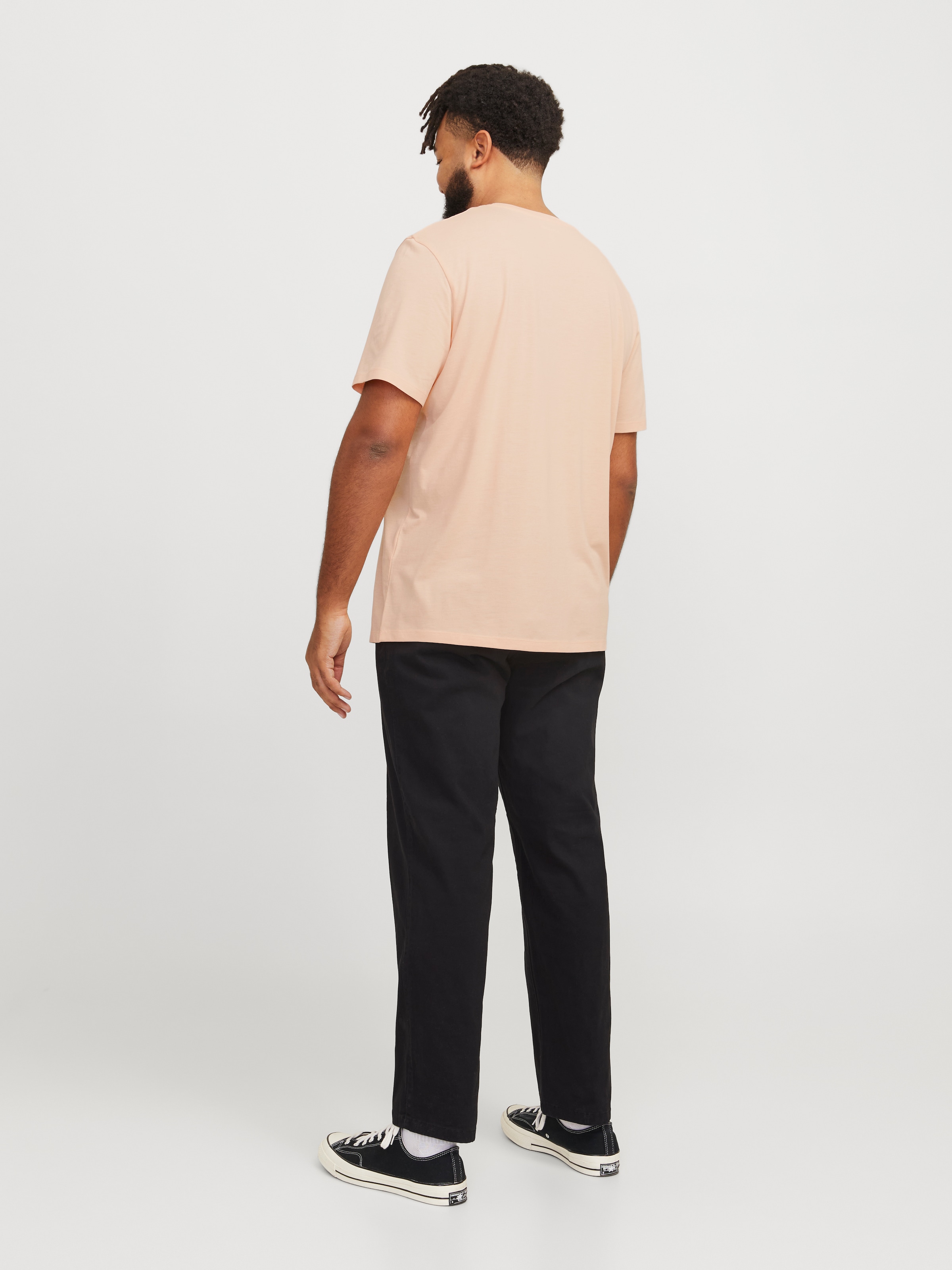 Jack & Jones PlusSize T-Shirt »JJELOGO TEE SS O-NECK 2 COL AW24 S PLS«, mit Frontprint