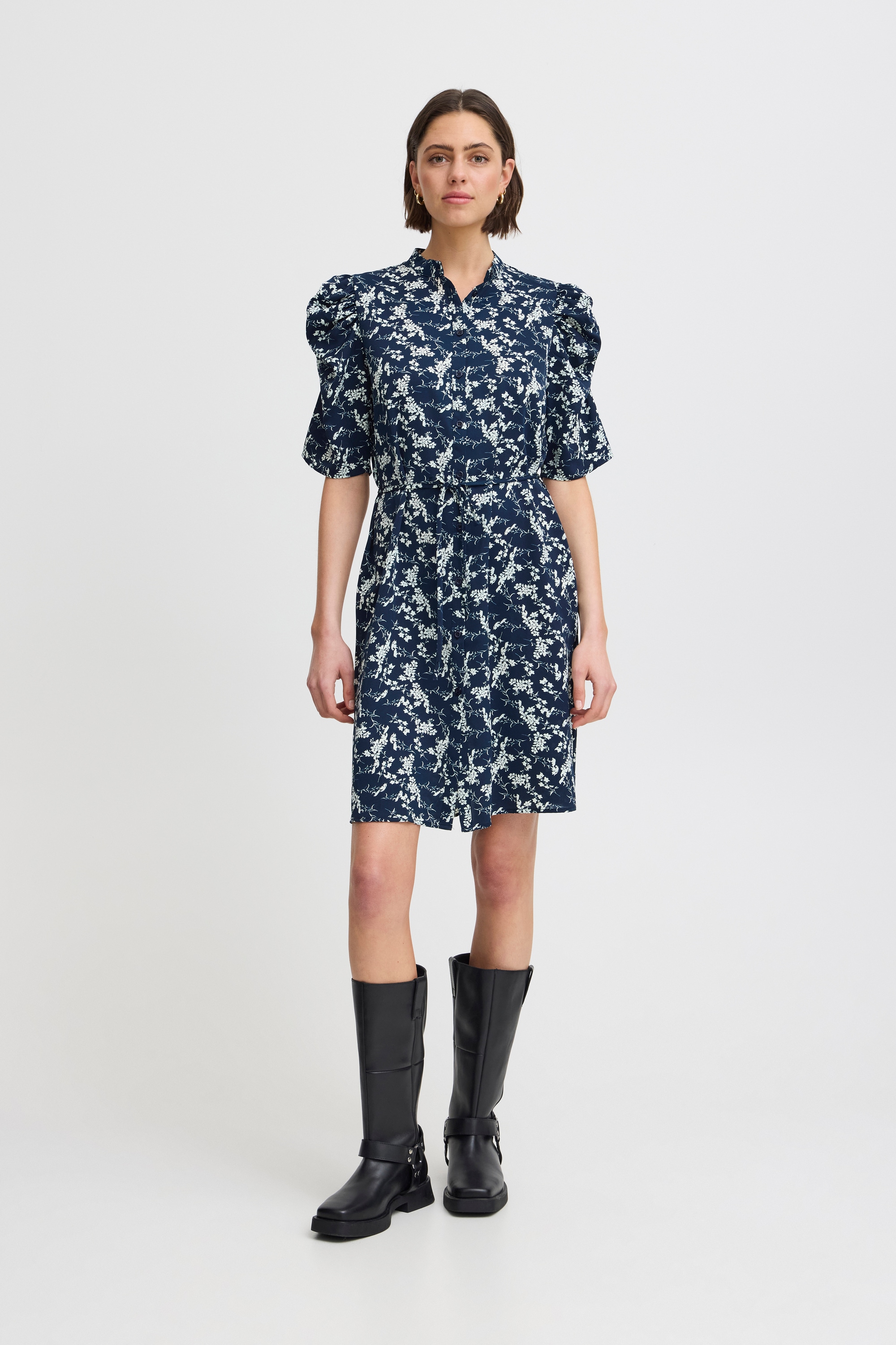 Ichi Midikleid »Kleid IXNINA«