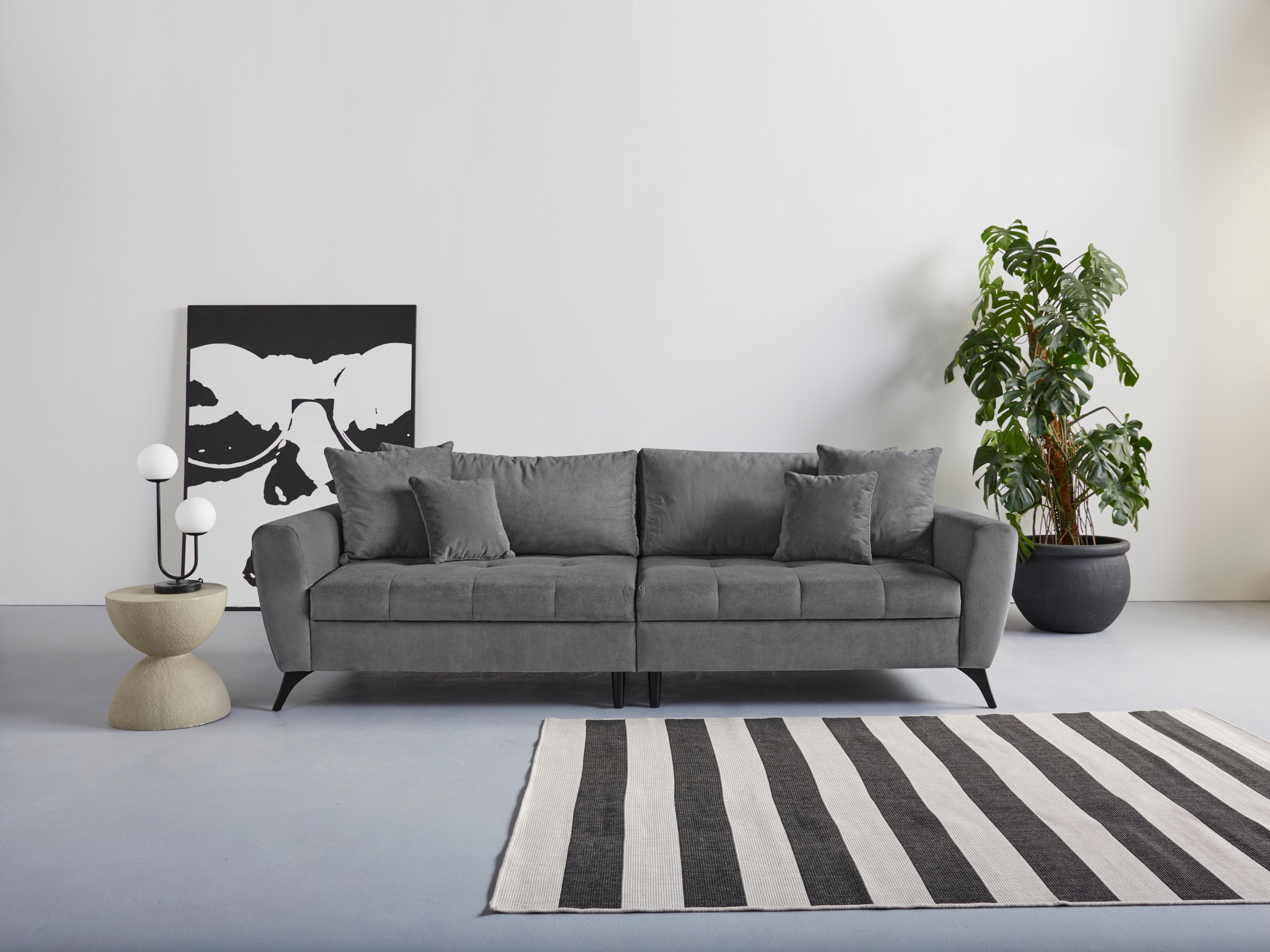Outlet-Schnäppchenkauf INOSIGN Big-Sofa »Lörby«, Belastbarkeit bis mit Sitzplatz, clean-Bezug online Aqua auch bei 140kg bestellen pro OTTO