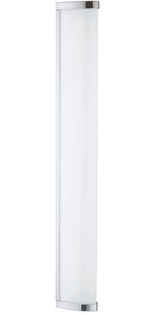 EGLO LED Wandleuchte »GITA 2 Wandlampe, Chrom, weiß, IP44, Spiegelleuchte, Badezimmerlampe«, 1 flammig, Leuchtmittel LED-Board | LED fest integriert, Feuchtraumleuchte, Badezimmer, elegant, minimalitisch, 60x7,5x7,5cm
