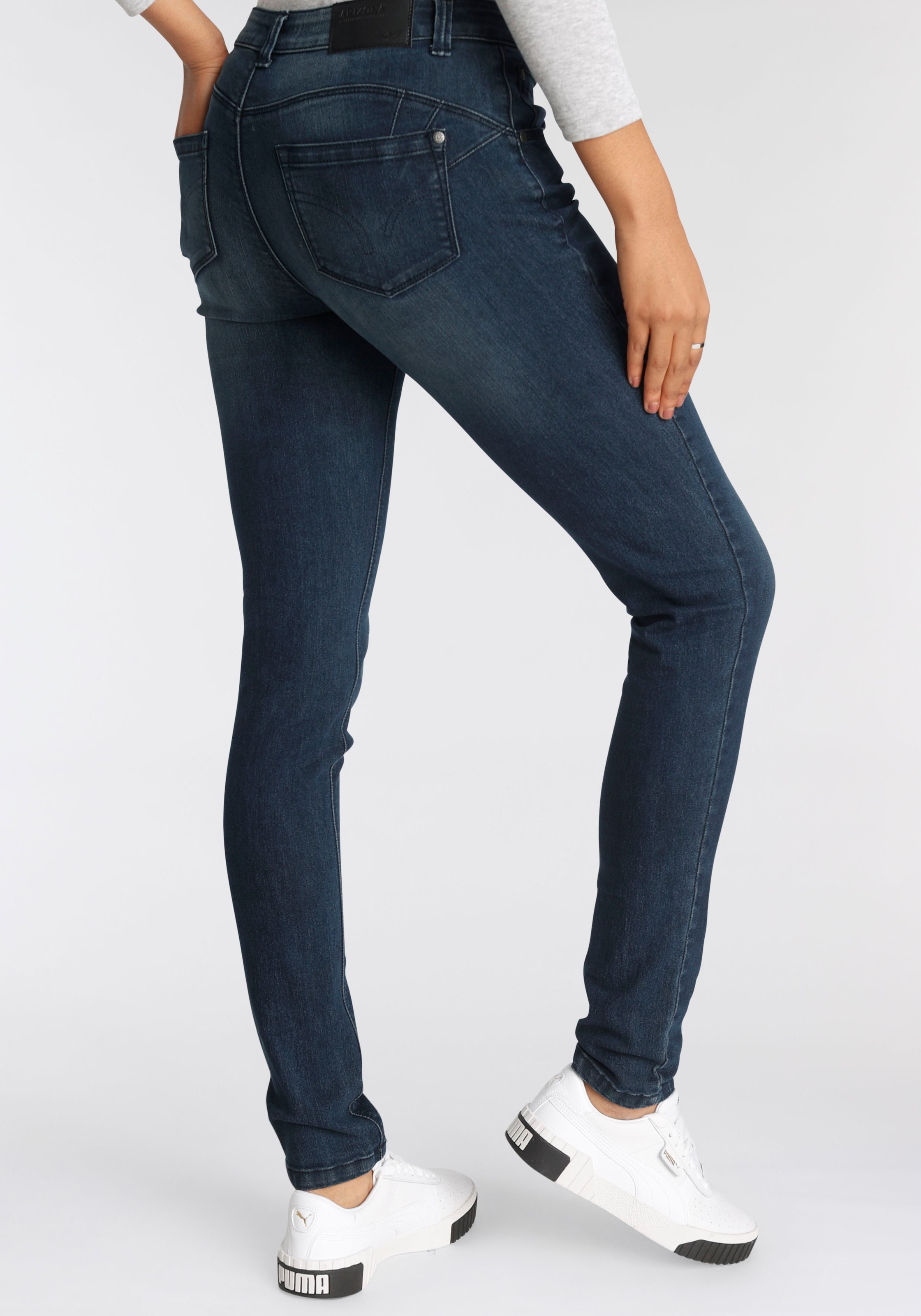Arizona Skinny-fit-Jeans »Shaping«, OTTO Waist Shop Online im Mid