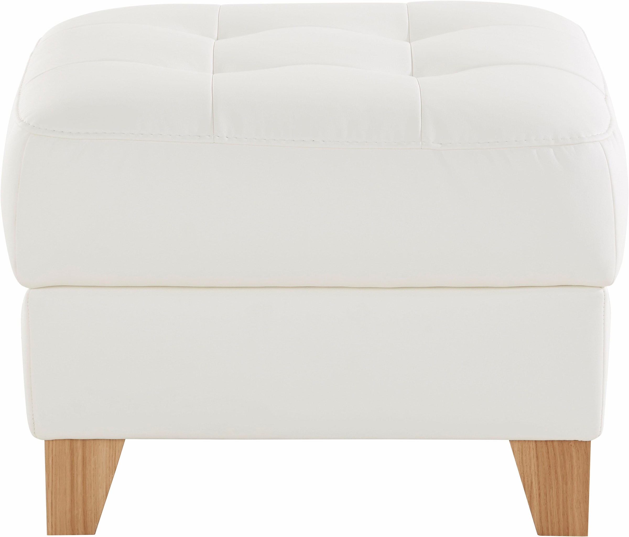 exxpo - sofa fashion Hocker »Elio bequemer Sitzkomfort und aufwendiger Detailverarbeitung« mit Staufach unter der Sitzfläche