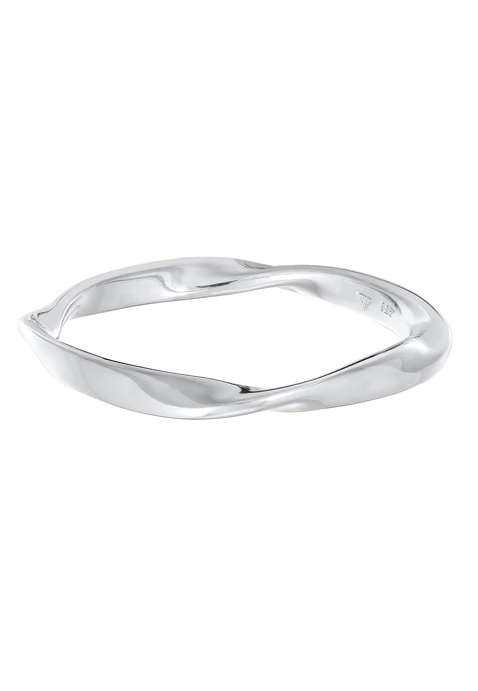 Elli Silberring »Ring Bandring Gedreht Stapelring Basic 925 Silber«