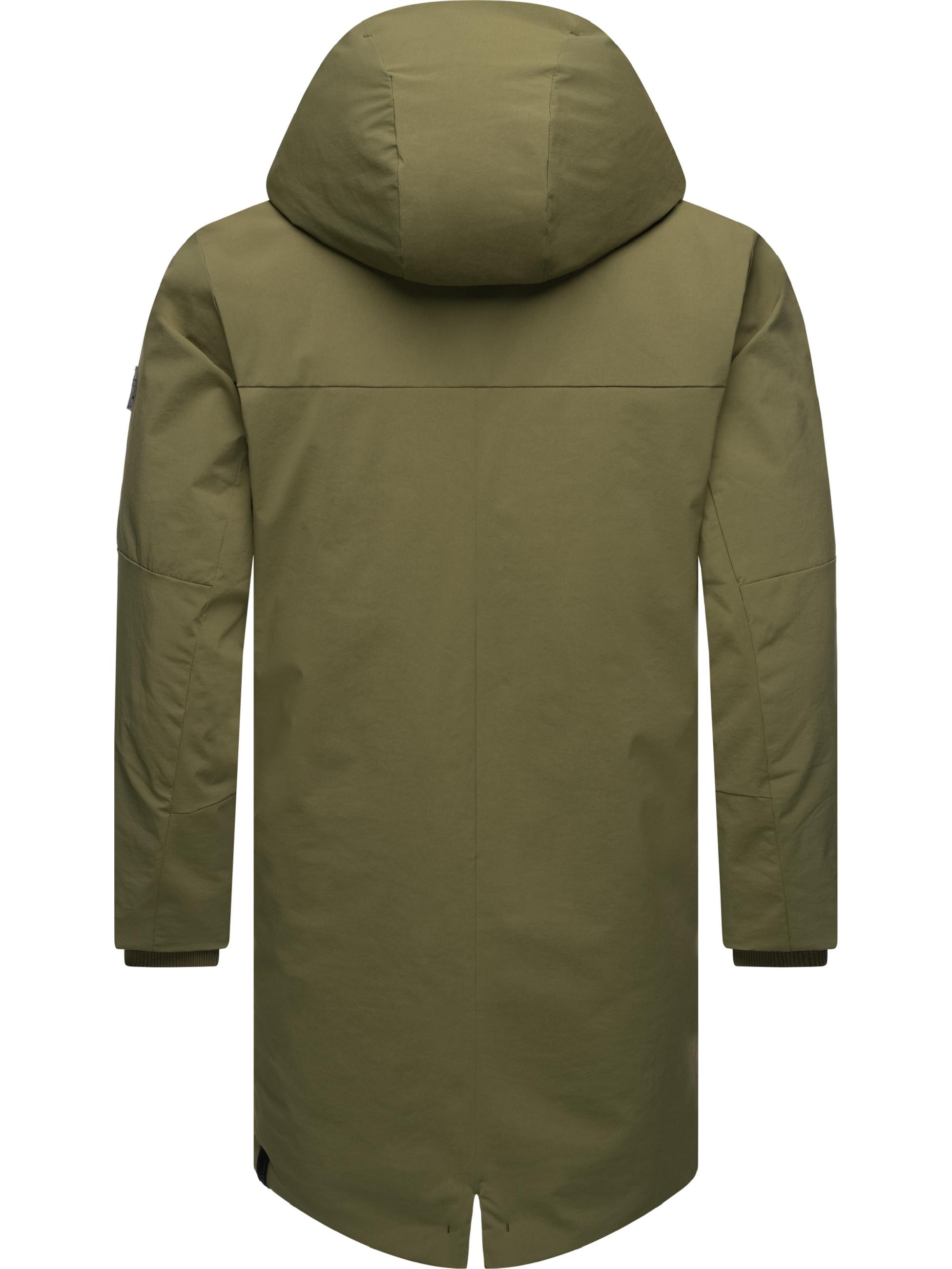 Ragwear Langmantel »Parka Zalle«, Wasserdichte Herren Übergangsjacke mit Kapuze