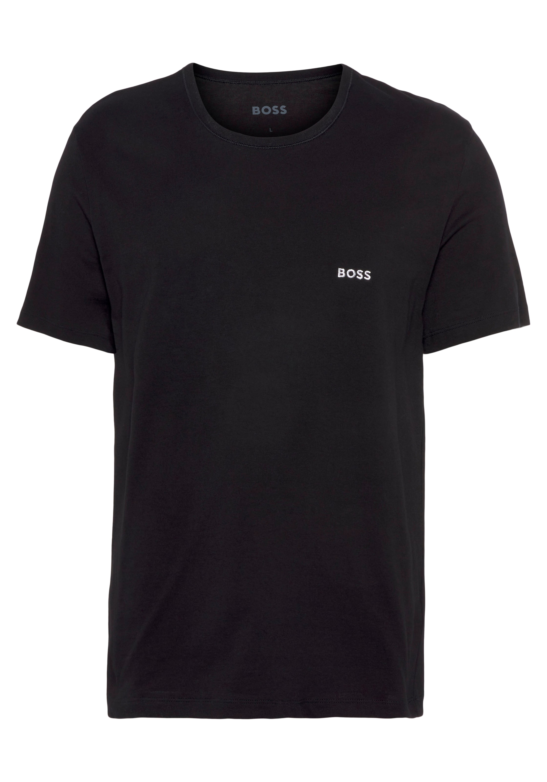 BOSS T-Shirt »Rundhals BOSS ONE x David Beckham«, (Packung, 3 tlg., 3er-Pack), mit dezentem BOSS Logo-Print