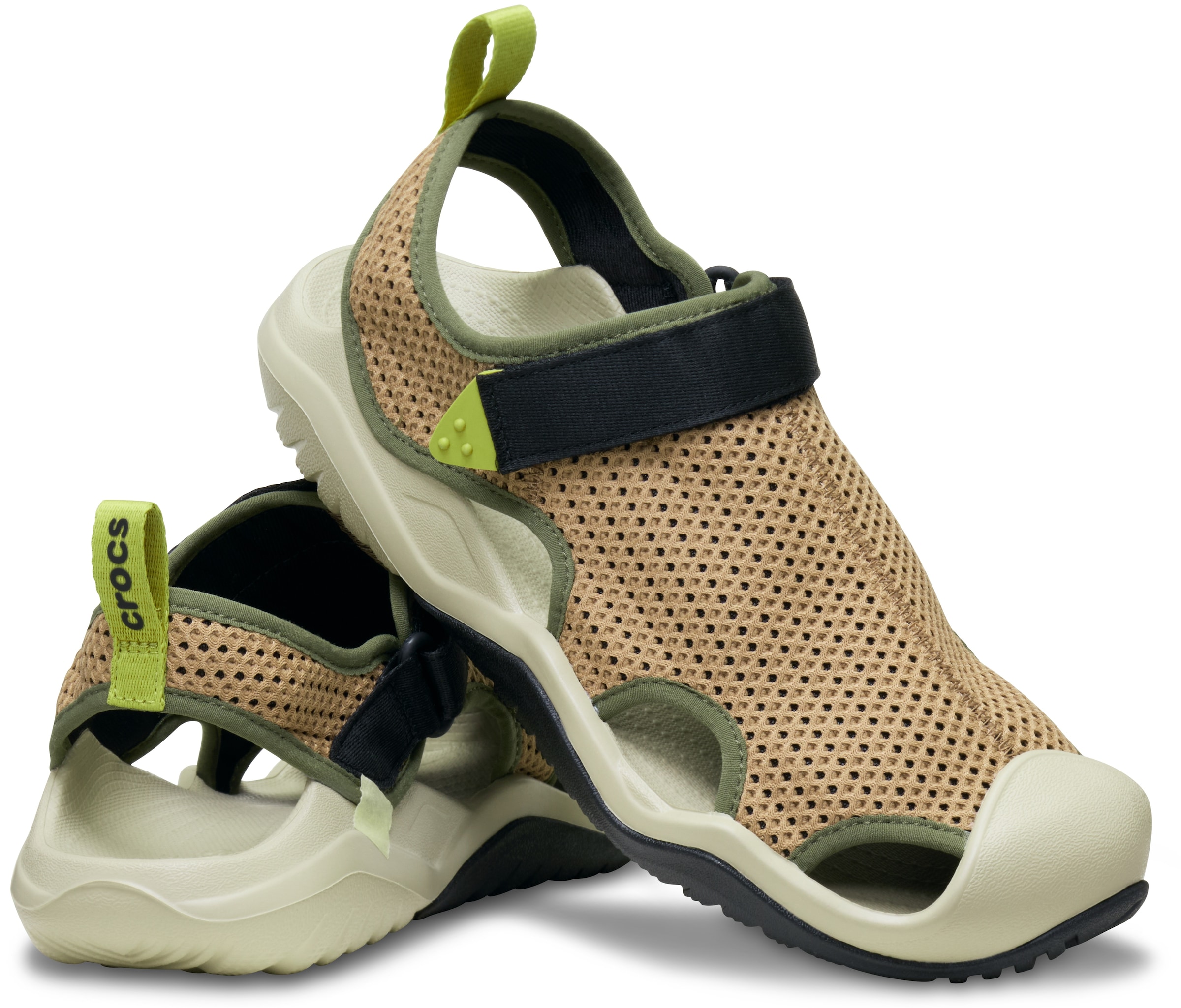 Crocs Badesandale »Swiftwater«, Badeschuh, Wassersandale mit Klettverschluss