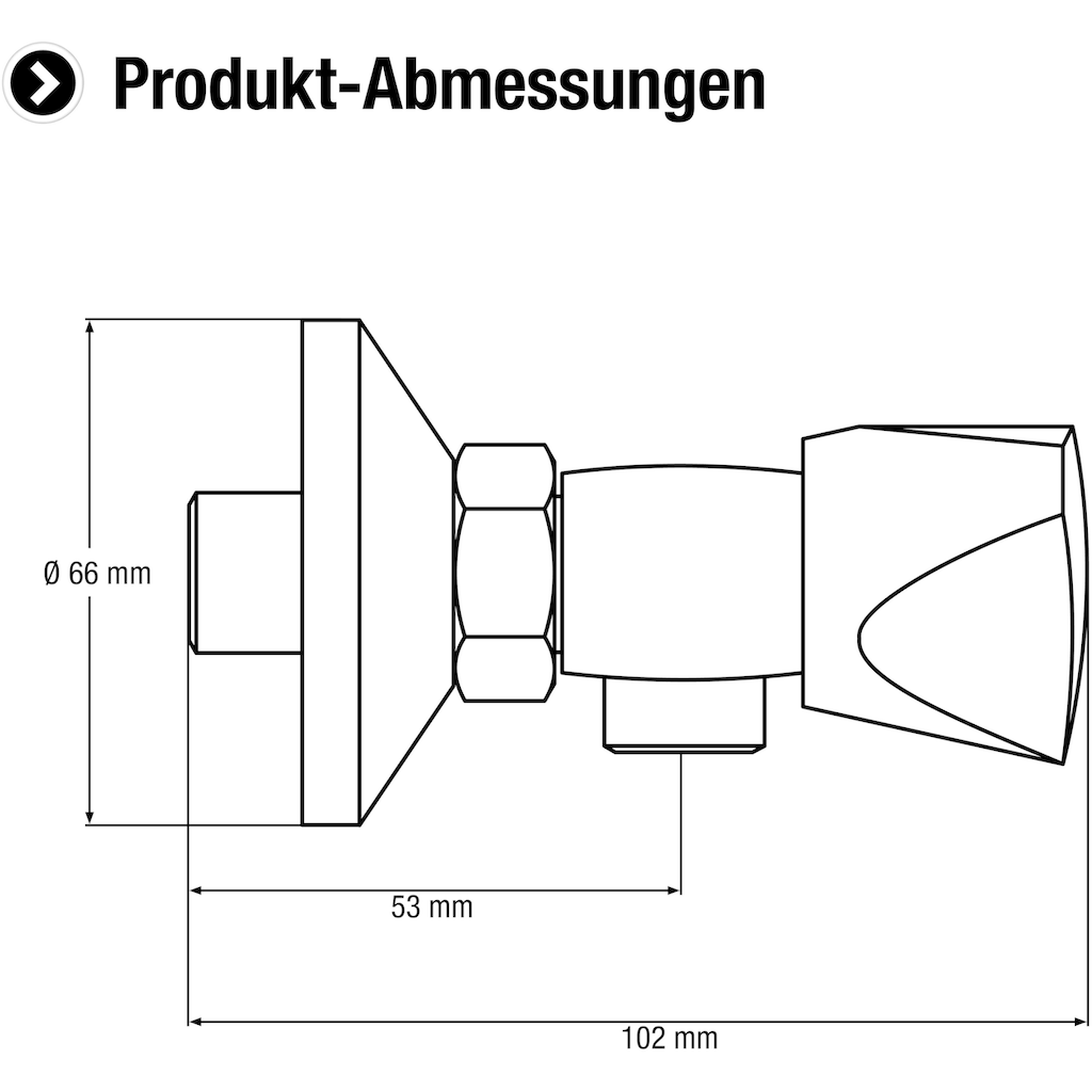 CORNAT Duscharmatur »"Lisa" Hochwertiger Messingkörper - verchromt - 1/2 Zoll Brauseabgang«