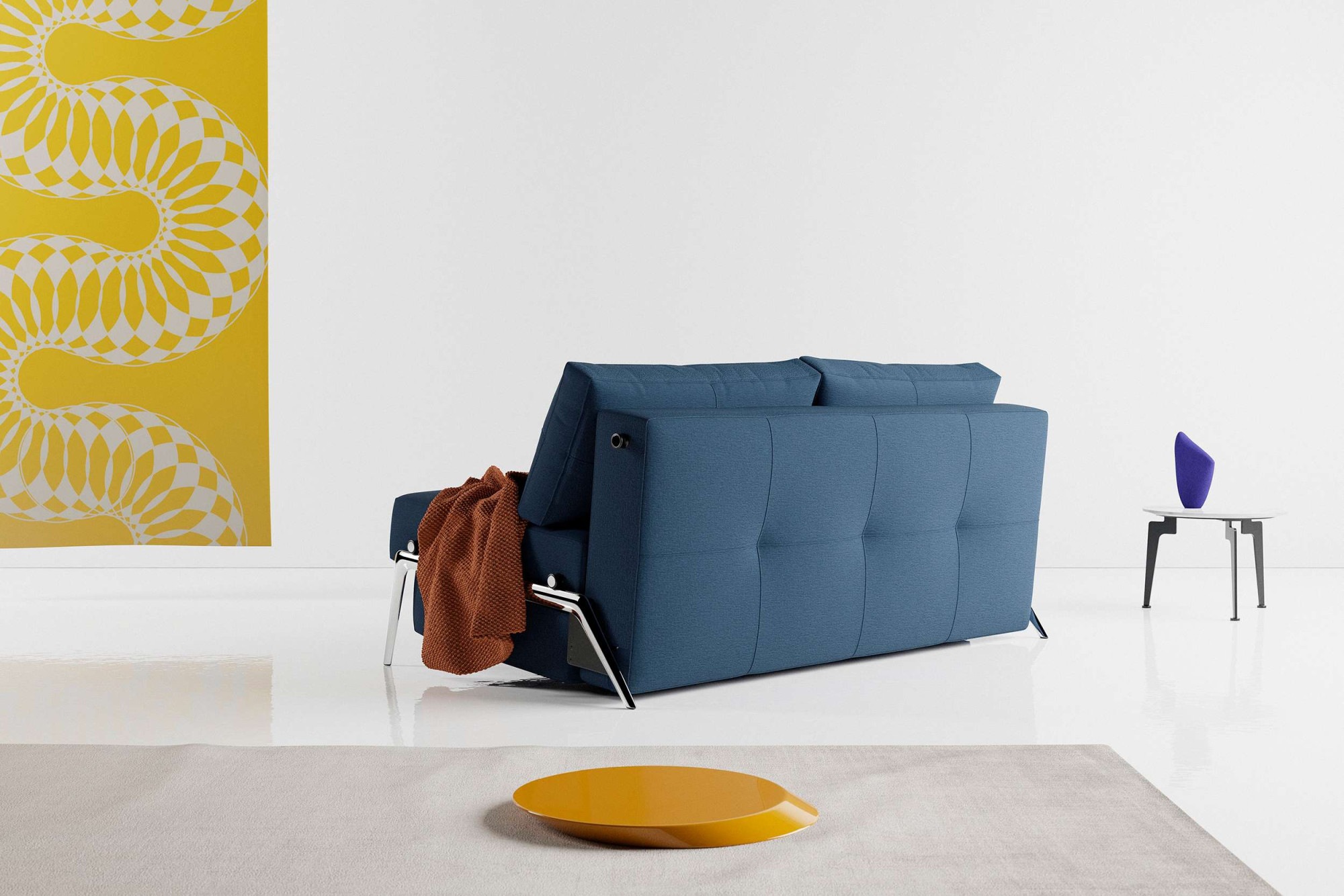 INNOVATION LIVING ™ Schlafsofa »Cubed Klappsofa, hochwertige Schlaffunktion, Design und extra Komfort«, Frontauszug, sehr platzsparend, abgewinkelt Sitzen, waagerecht liegen