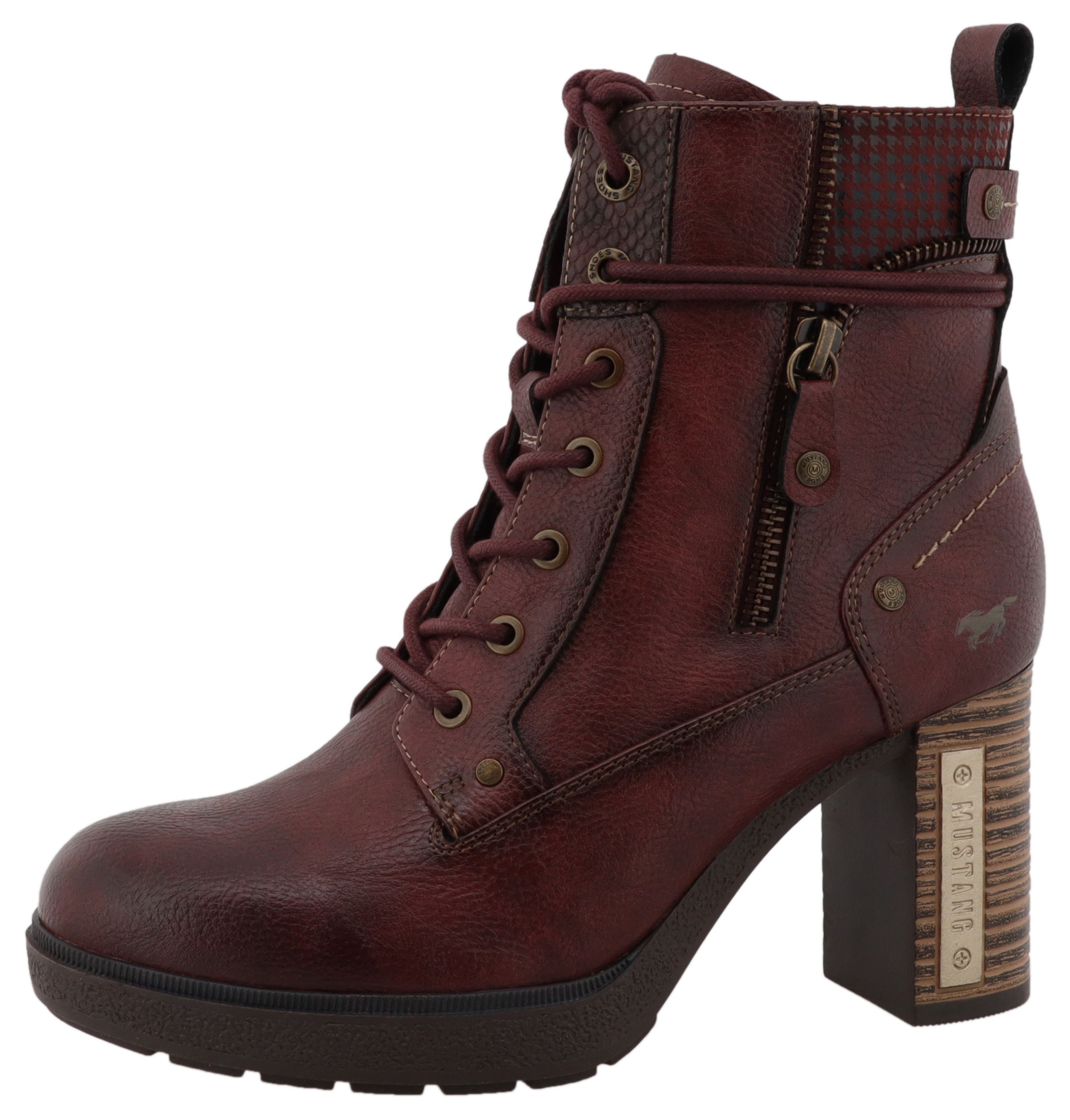 Mustang Shoes Winterstiefelette »Nana«  Schnürstiefelette mit wärmendem Textilfutter