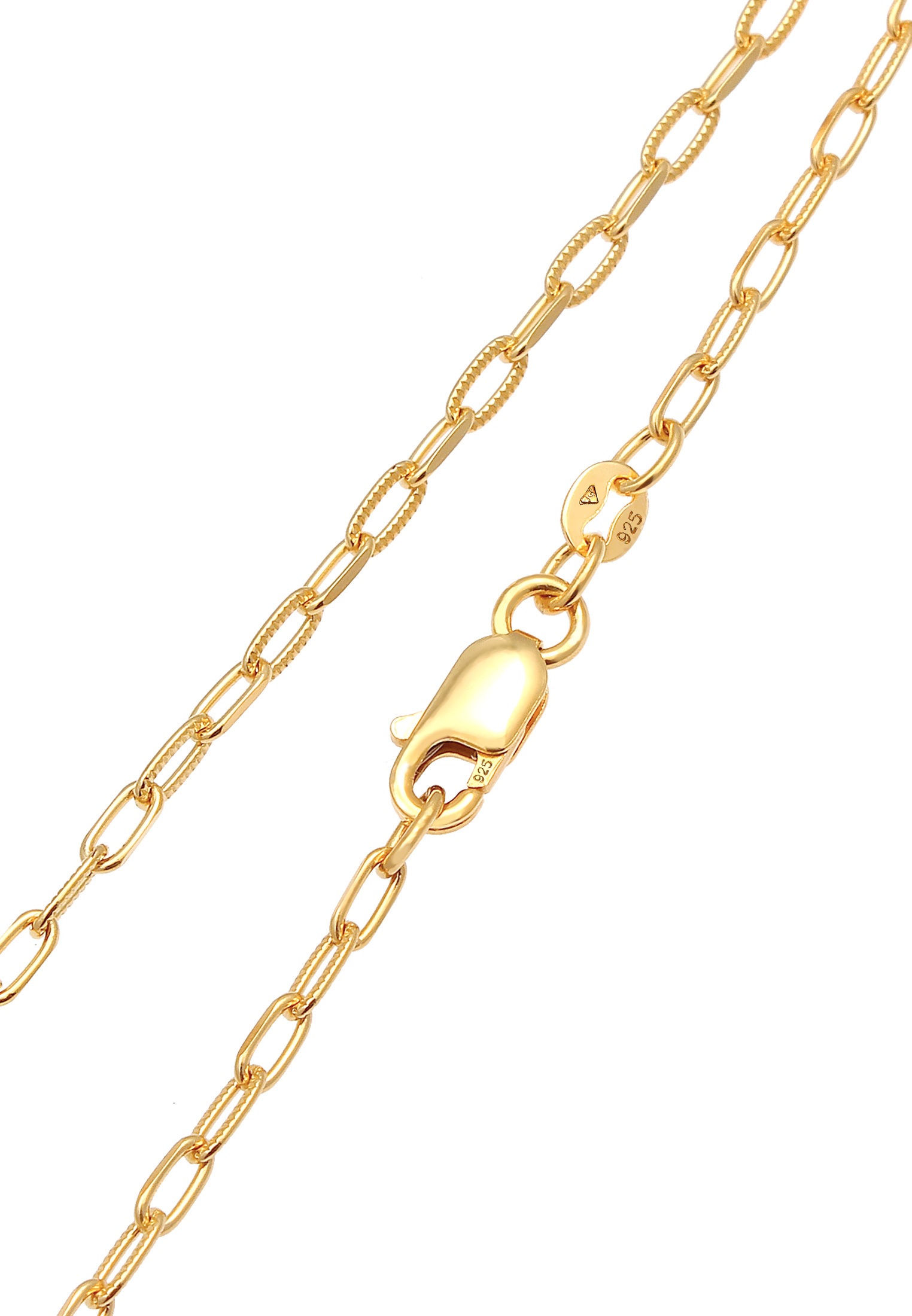 Elli Kette ohne Anhänger »Halskette Gliederkette Oval Chain Basic Trend 925 Silber«