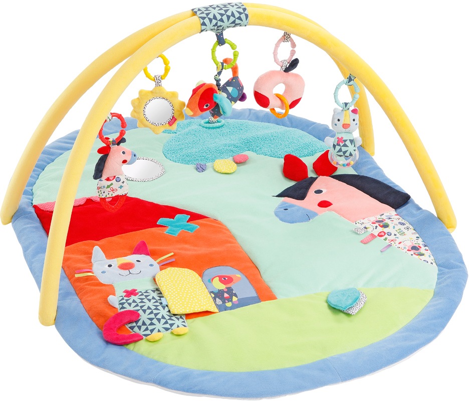 Fehn Baby Gym »COLOR Friends 3-D-Activity-Decke«