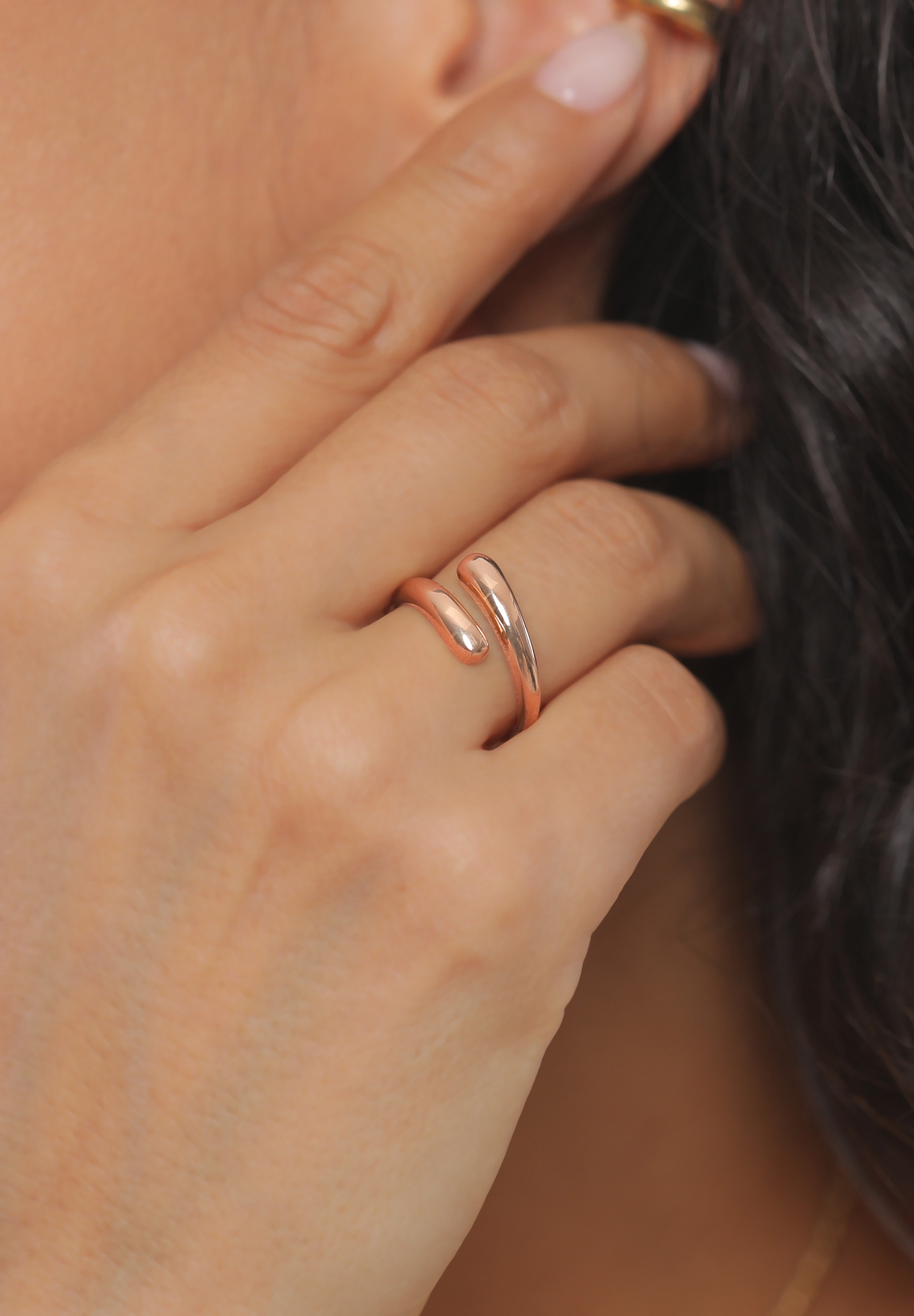 Elli Silberring »Ring Wickelring Zart Basic 925 Sterling Silber«