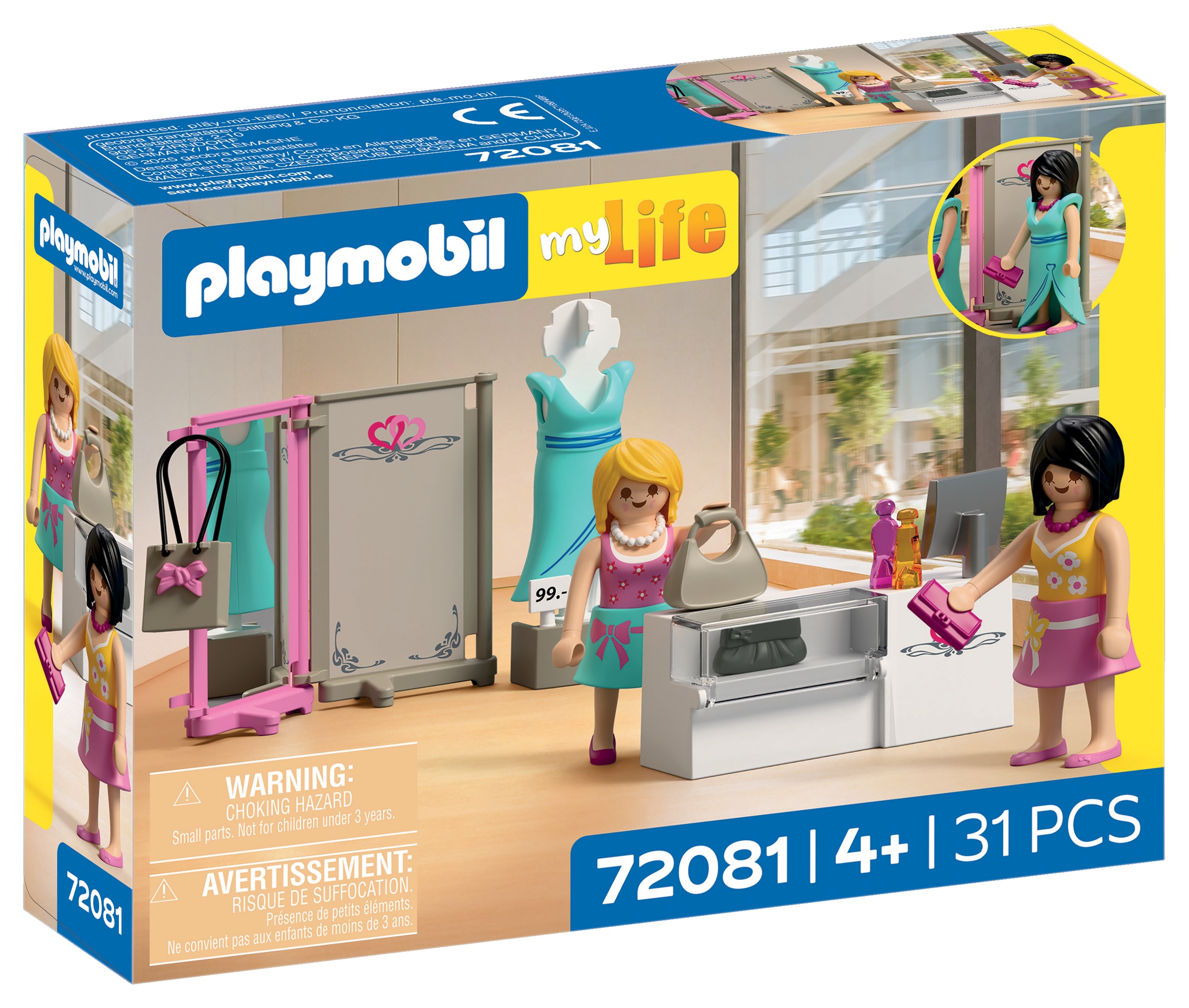 Playmobil® Konstruktions-Spielset »Modeboutique (72081), My Life« Made in Europe