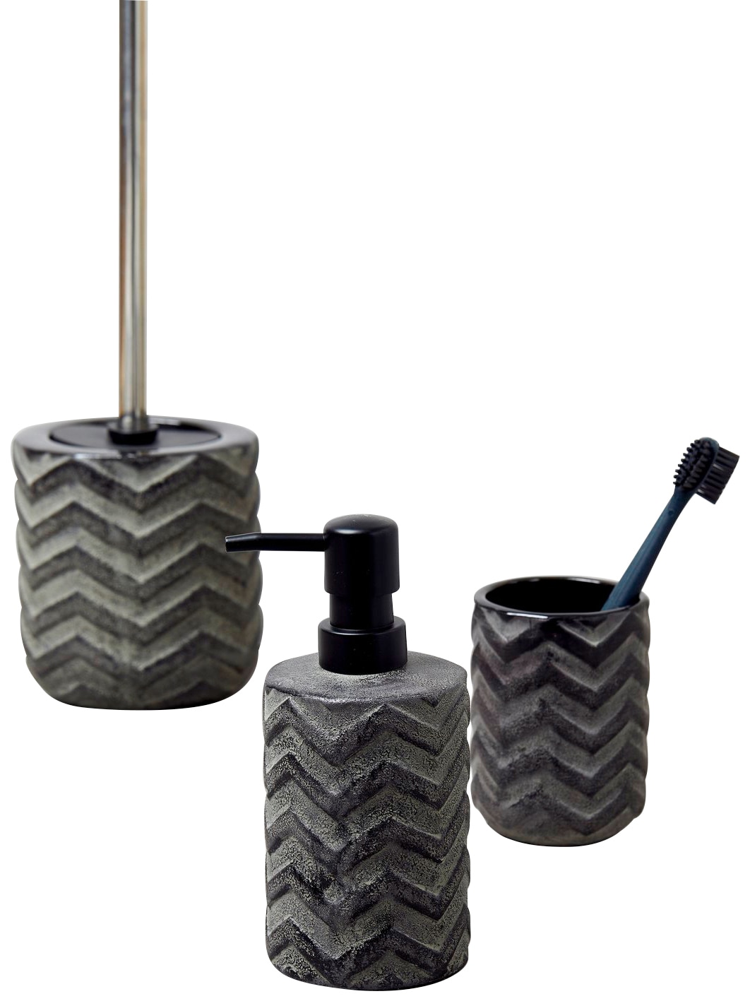WENKO Badaccessoire-Set »Mantua«, (Set, 3 tlg.)