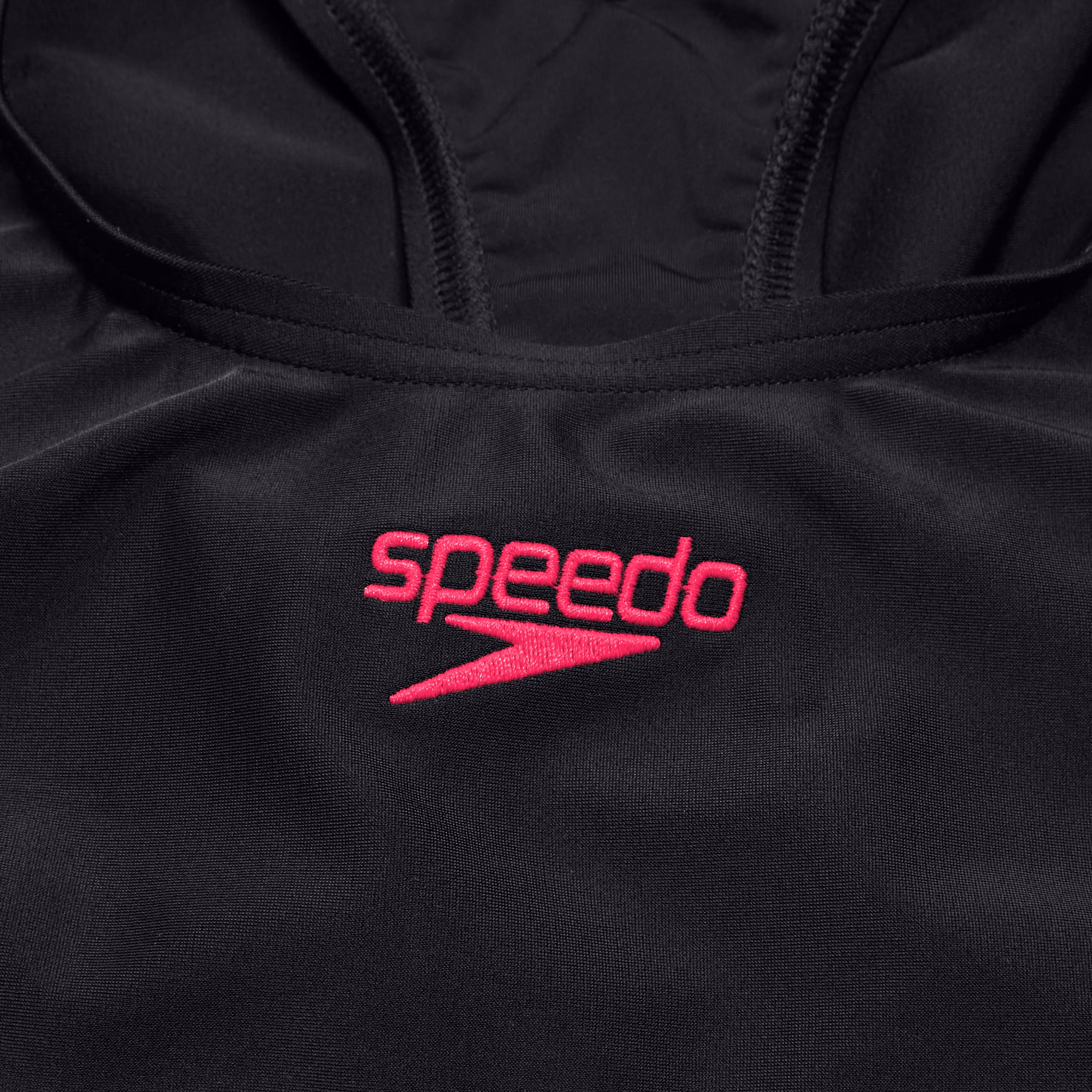 Speedo Bandeau-Bikini »PLMT 2PC AF BLACK/PURPLE« 2 Stk. zweiteiliges Set, sportlicher Look, mit Elasthan-Anteil