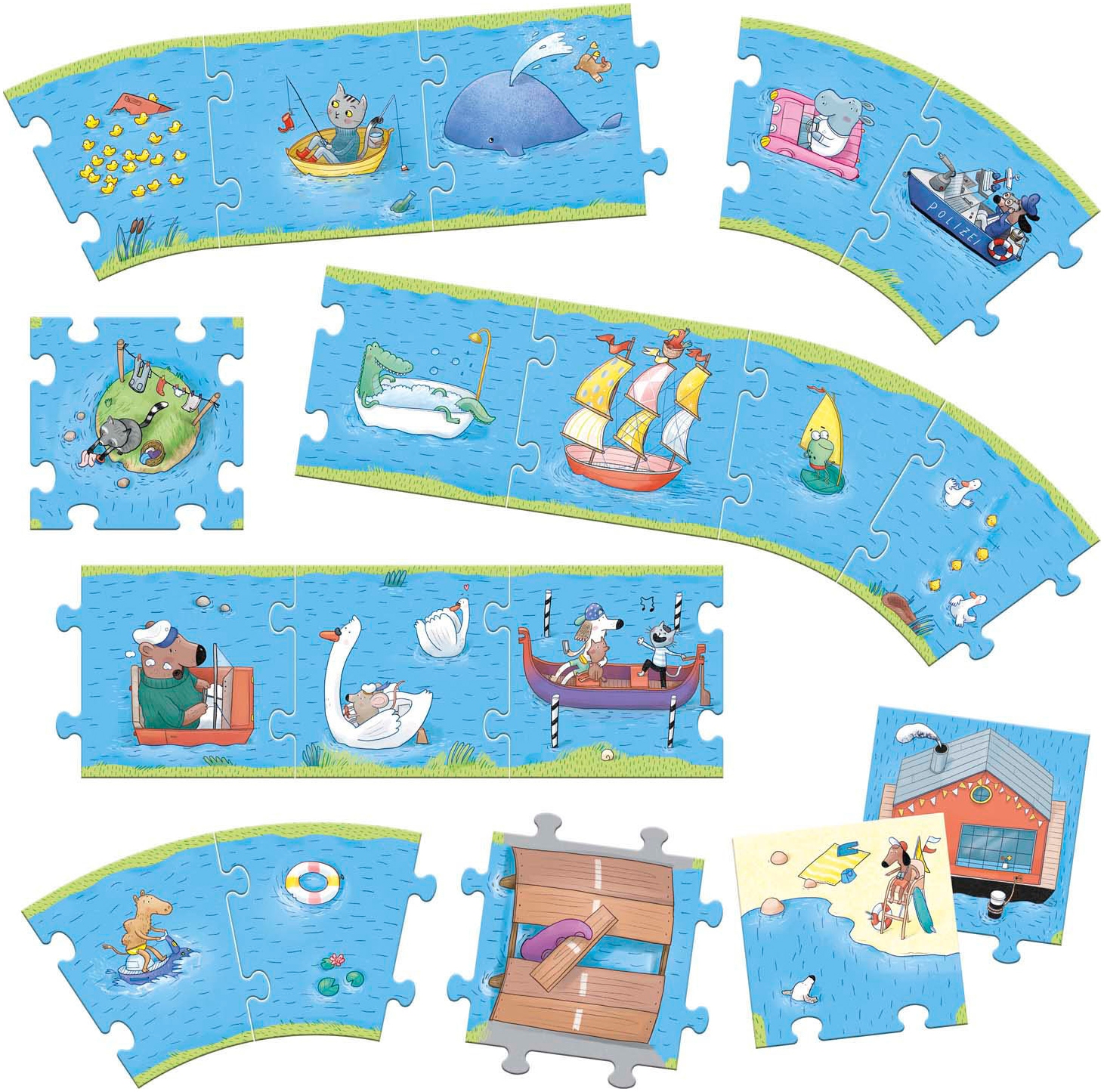 Magellan Puzzle »Bau dir deinen Fluss«, Made in Germany