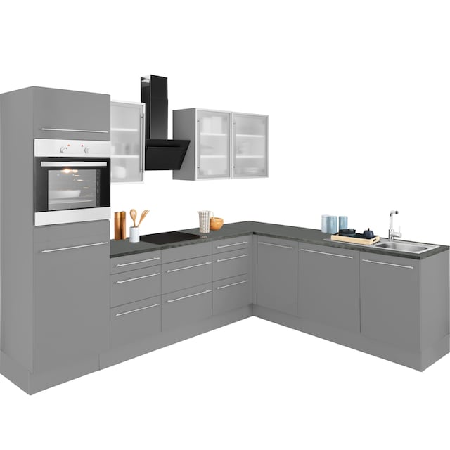 OPTIFIT Winkelküche »Bern«, Stellbreite 285x225 cm, wahlweise mit E-Geräten  kaufen bei OTTO