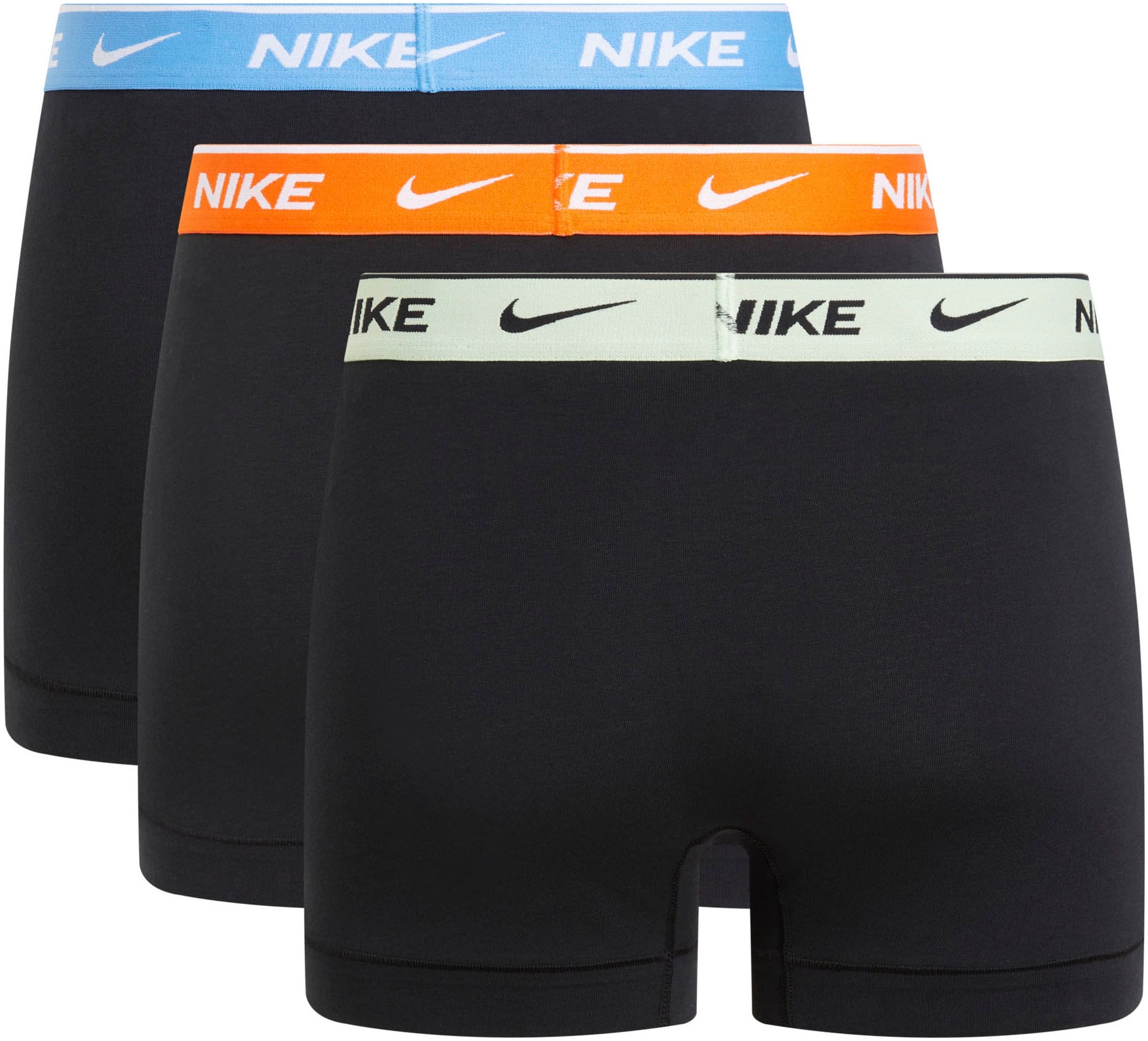 NIKE Underwear Trunk »TRUNK 3PK«, (Packung, 3 St., 3er), mit farbigem NIKE Logo-Elastikbund