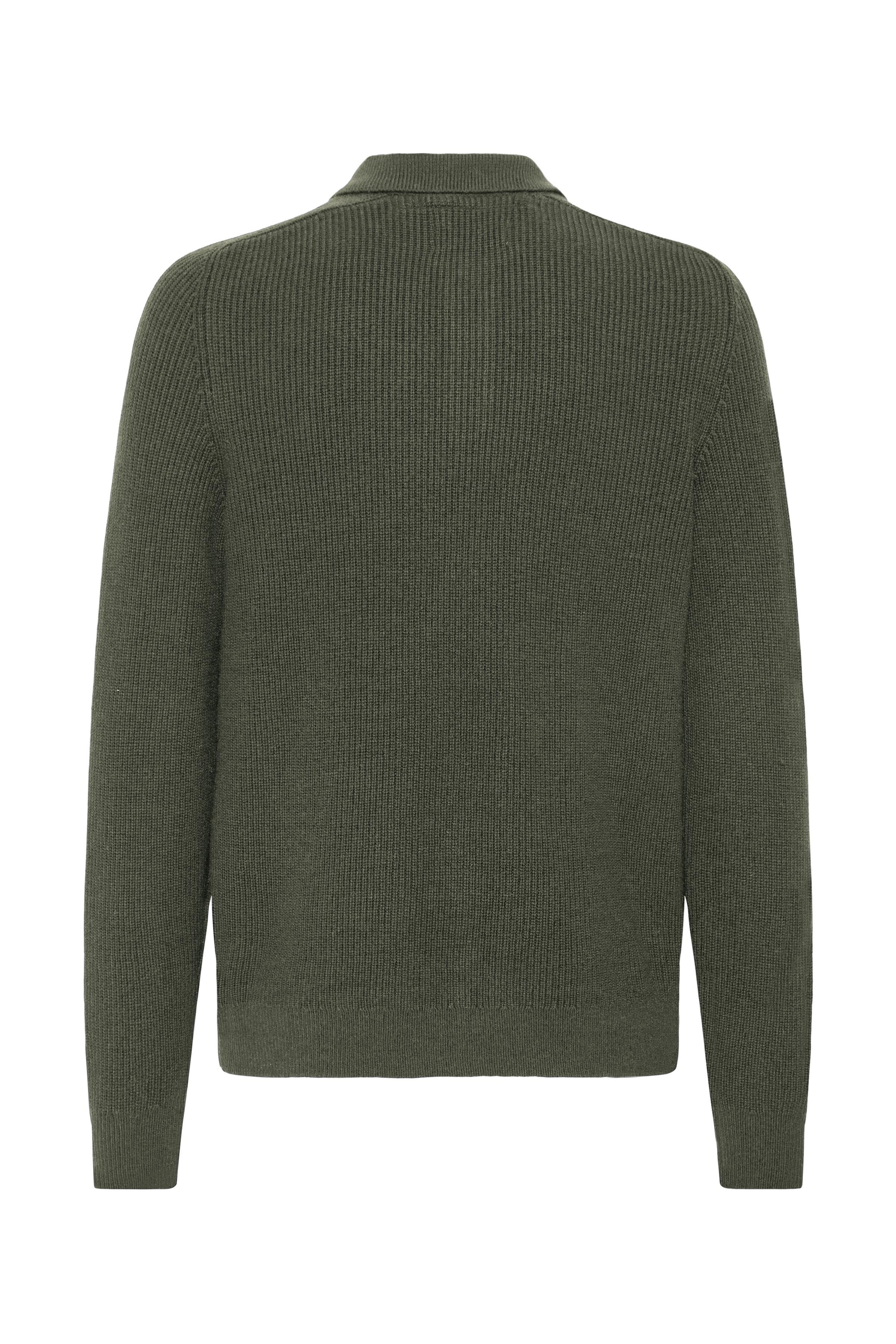 Blend Rundhalspullover »BHBOS KNIT POLO« Materialmix, regular fit