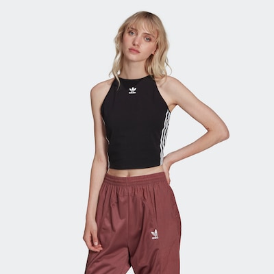 Sport Crop-Top in Schwarz