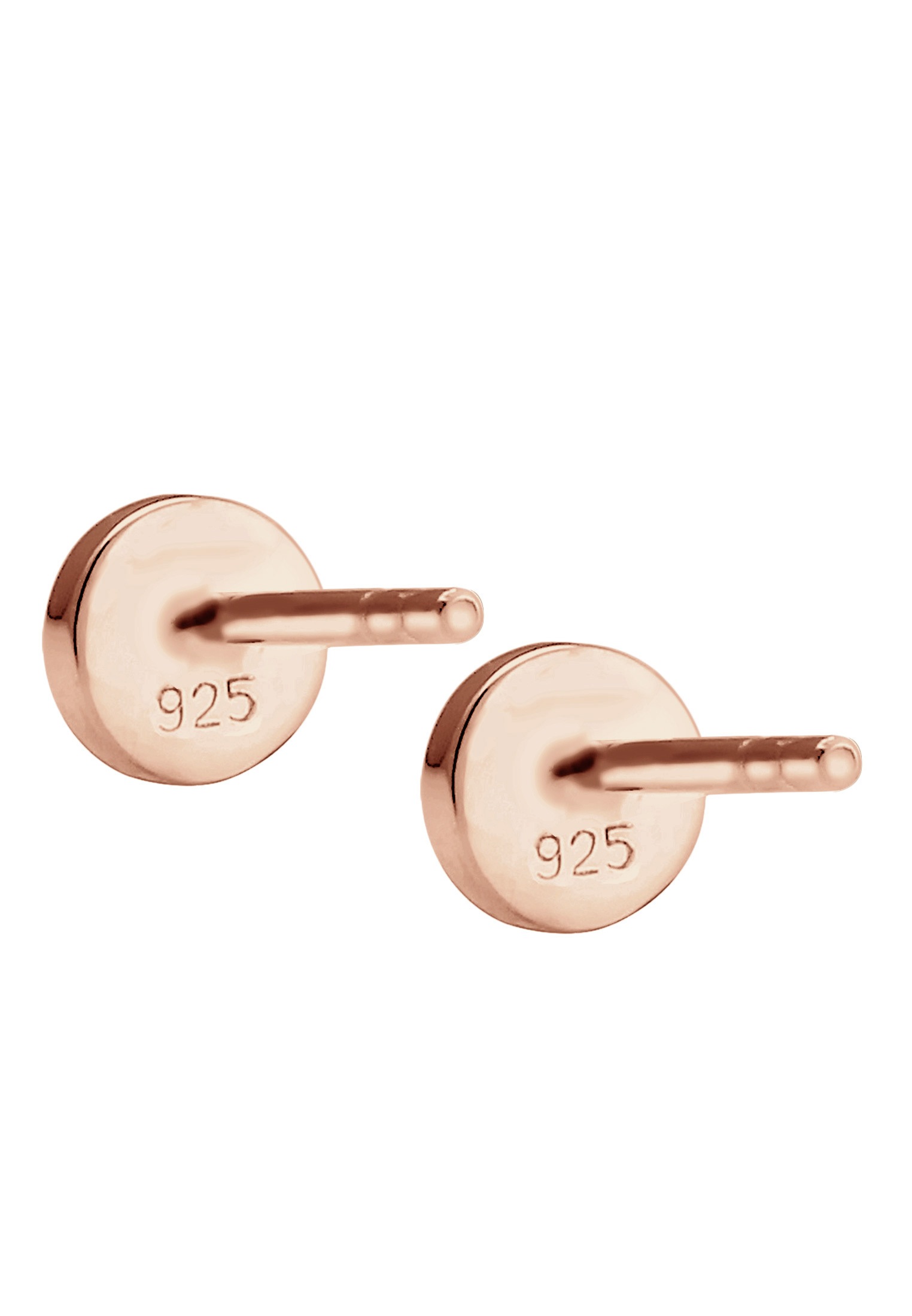 Elli Paar Ohrstecker »Ohrringe Kreis Geo Rund Basic Emaille 925 Silber«