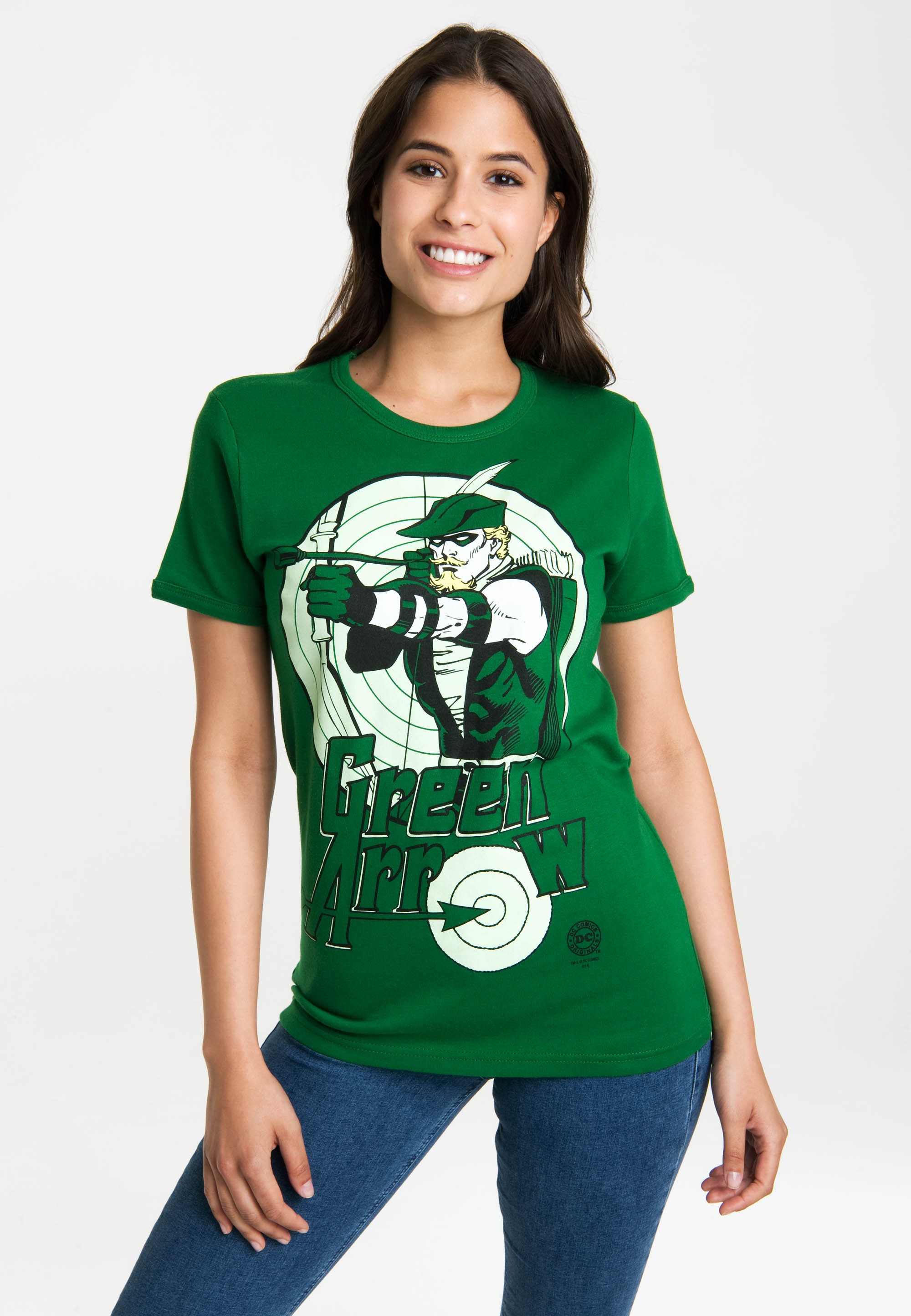 LOGOSHIRT T-Shirt »Green Lantern«, mit lizenziertem Originaldesign