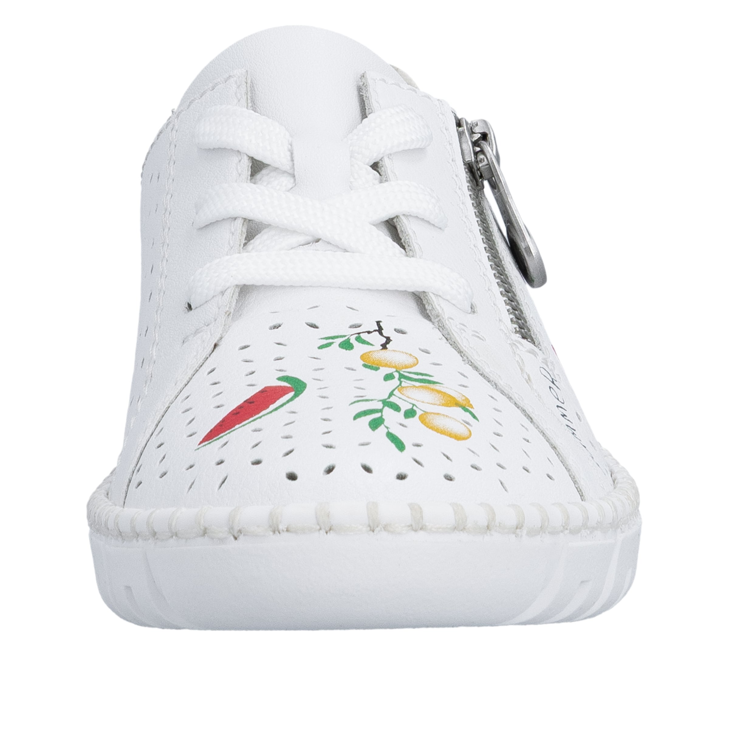 Rieker Schnürschuh  Sneaker, Halbschuh, Schnürer mit sommerlichem Motiv-Druck