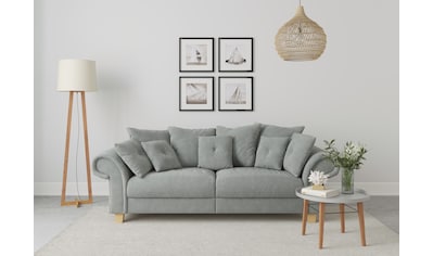 Home affaire Big-Sofa »Queenie Megasofa«, (2 St.), mit weichem Sitzkomfort und... kaufen