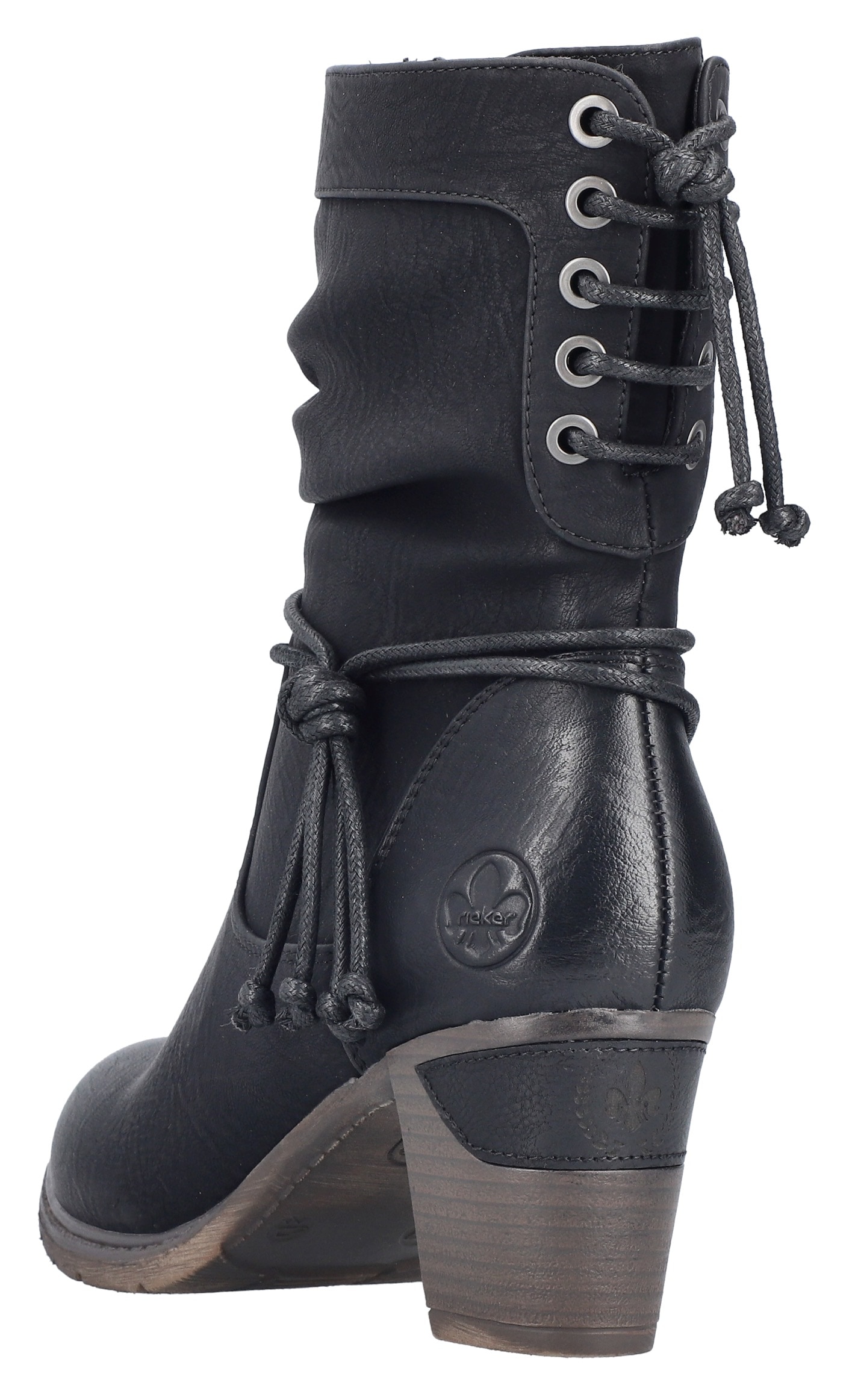 Rieker Cowboy Stiefelette, Westernstiefelette, Stiefelette mit Slouchy-Schaft