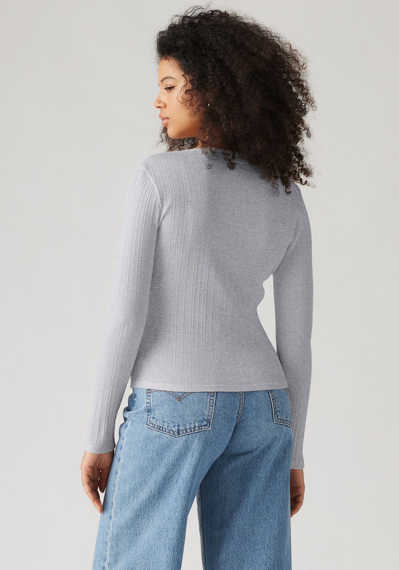 Levi's® Langarmshirt »DRY GOODS VACATIONER LS«, mit Rippstruktur