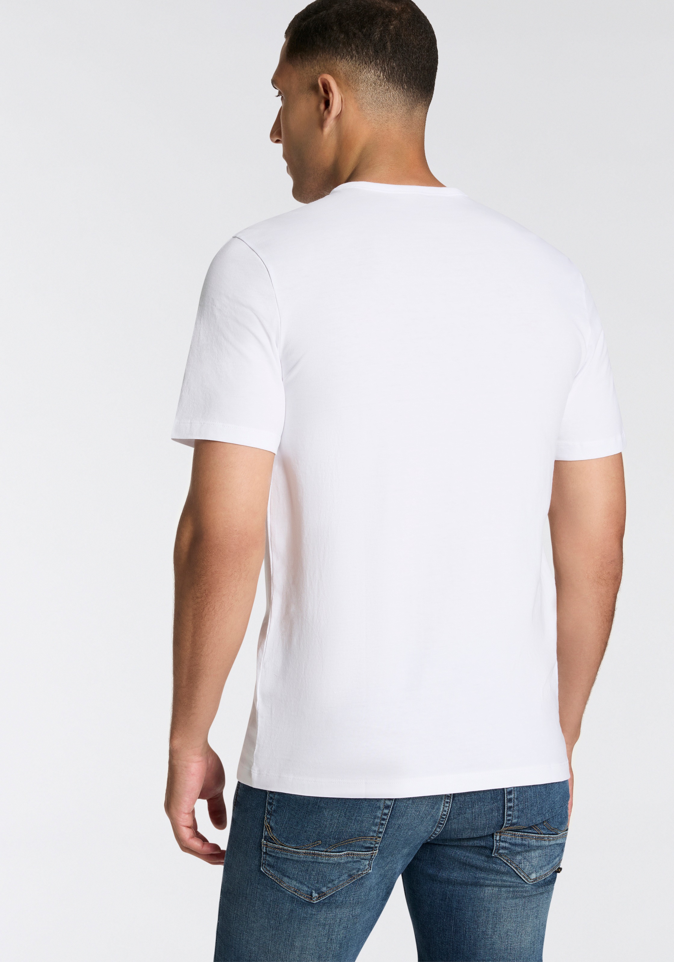 BOSS T-Shirt »5P Authentic«, (5 tlg.), Basic, zum drunterziehen
