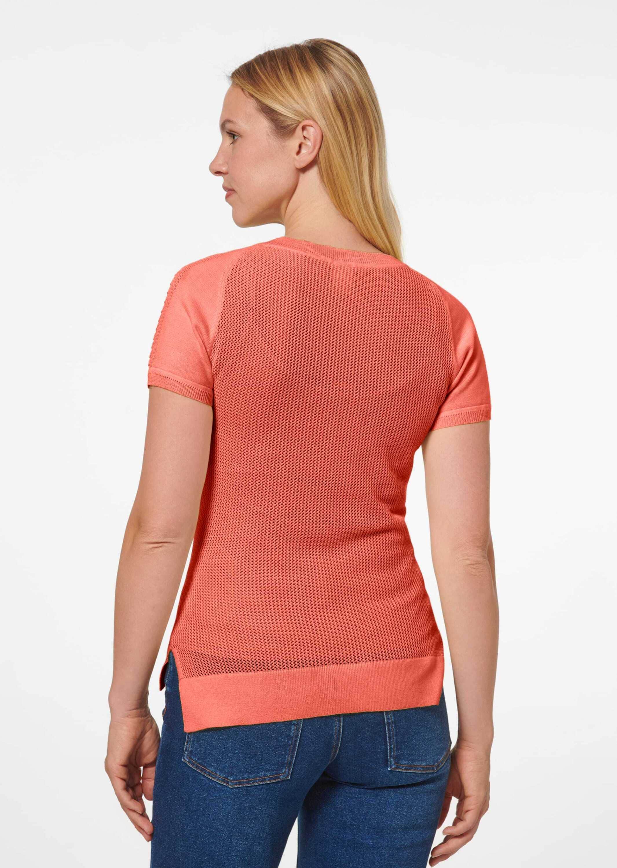 MADELEINE Longpullover »Pullover Netzpullover aus Supima-Baumwolle«