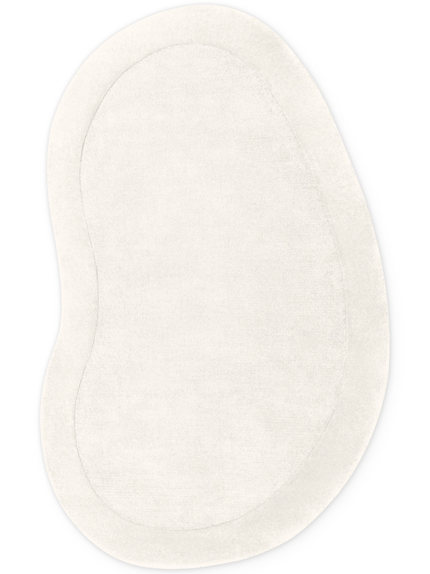 Villeroy & Boch Teppich »Wollteppich Kivi« rechteckig 17 mm Höhe Handgewebt, Wolle, Bordüre, Einfarbig, Läufer, Wohnzimmer, Organisch